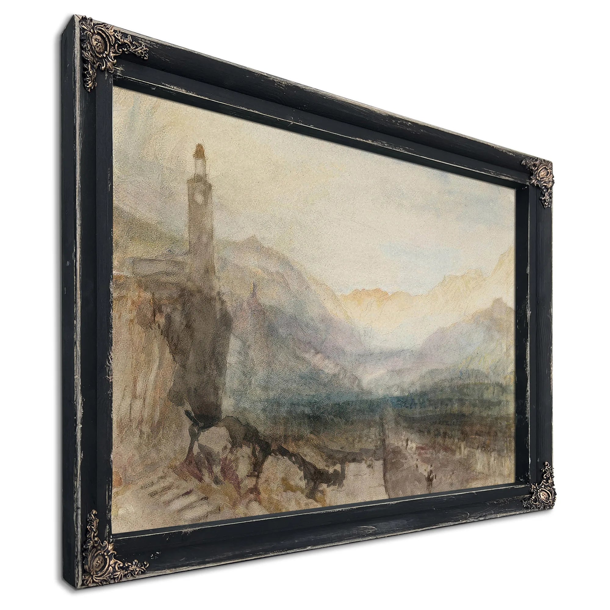 The Pass Of The Splugen Sample Study By Joseph Mallord William Turner Fine Art Print