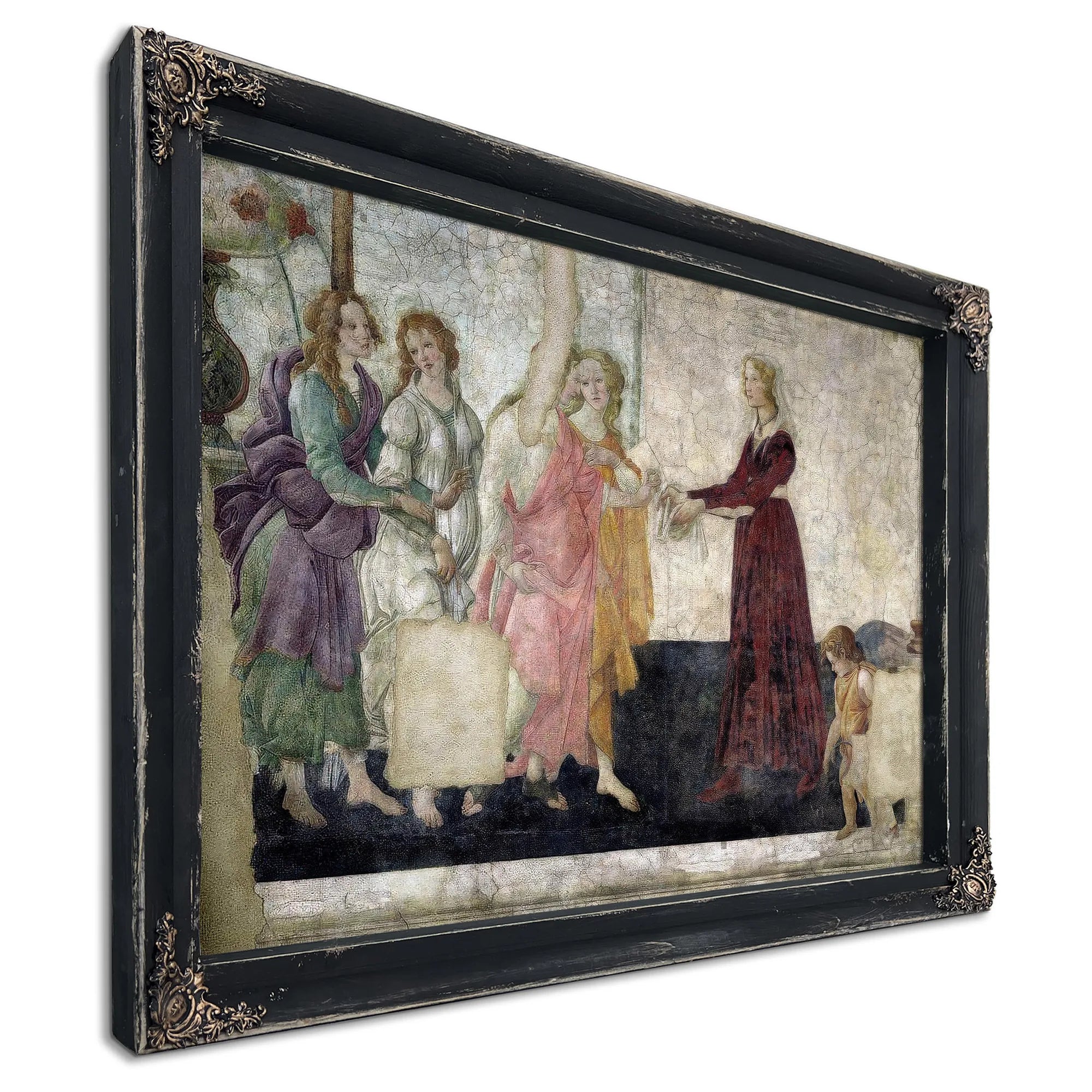 Venus And The Graces Offering Gifts To A Young Girl By Sandro Botticelli Fine Art Print