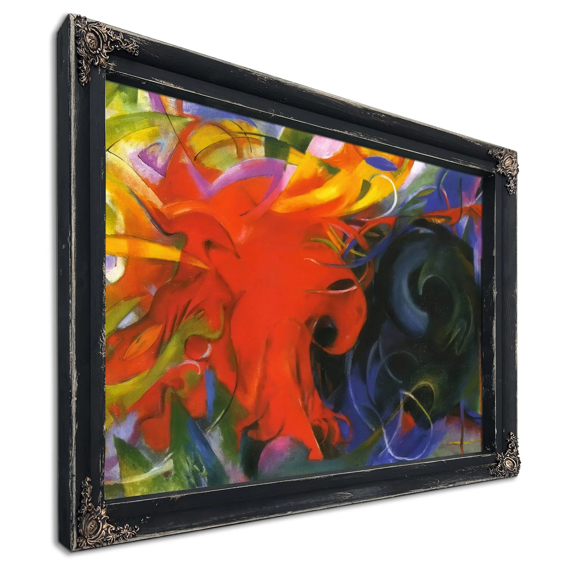 Fighting Forms By Franz Marc Fine Art Print