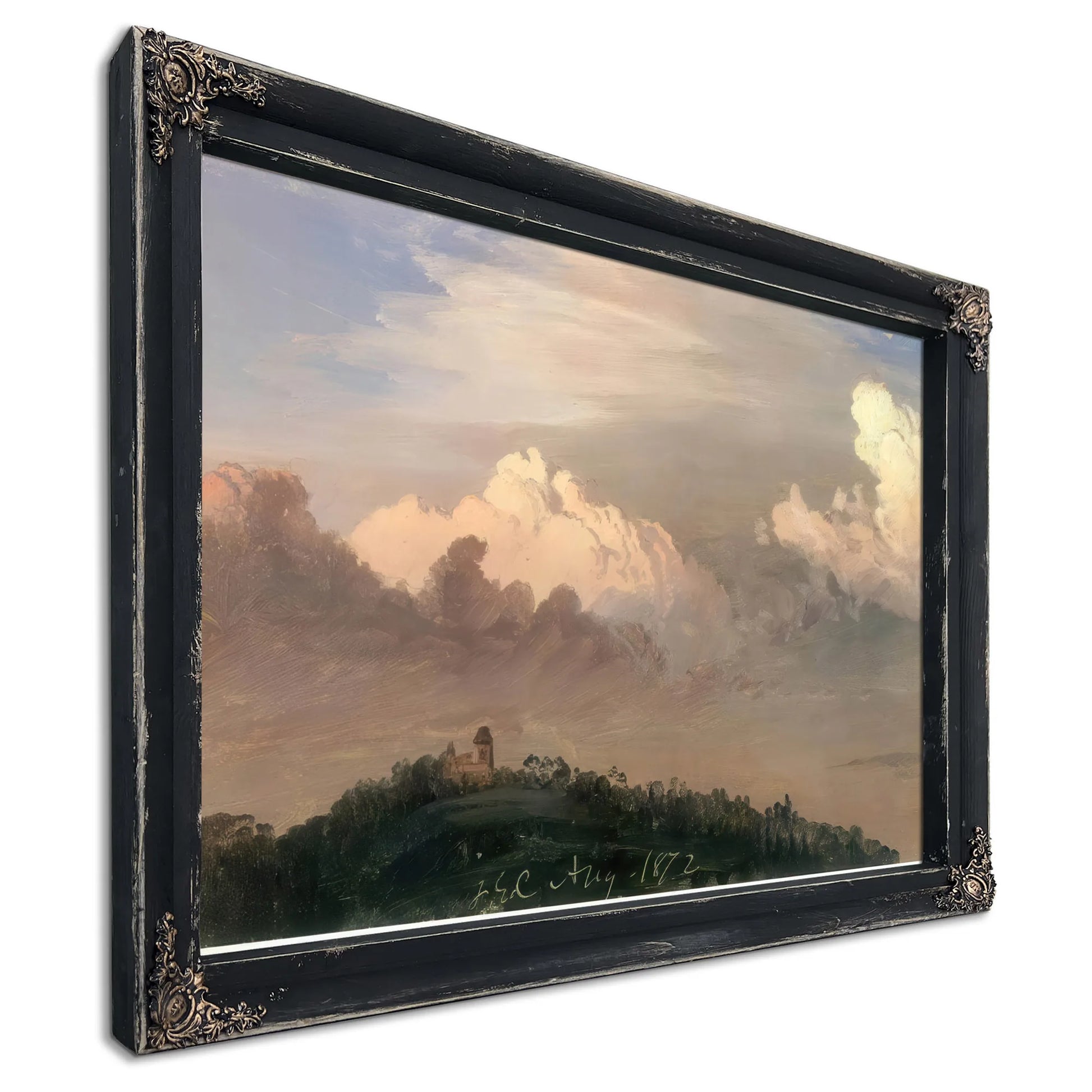 Clouds Over Olana By Frederic Edwin Church Fine Art Print