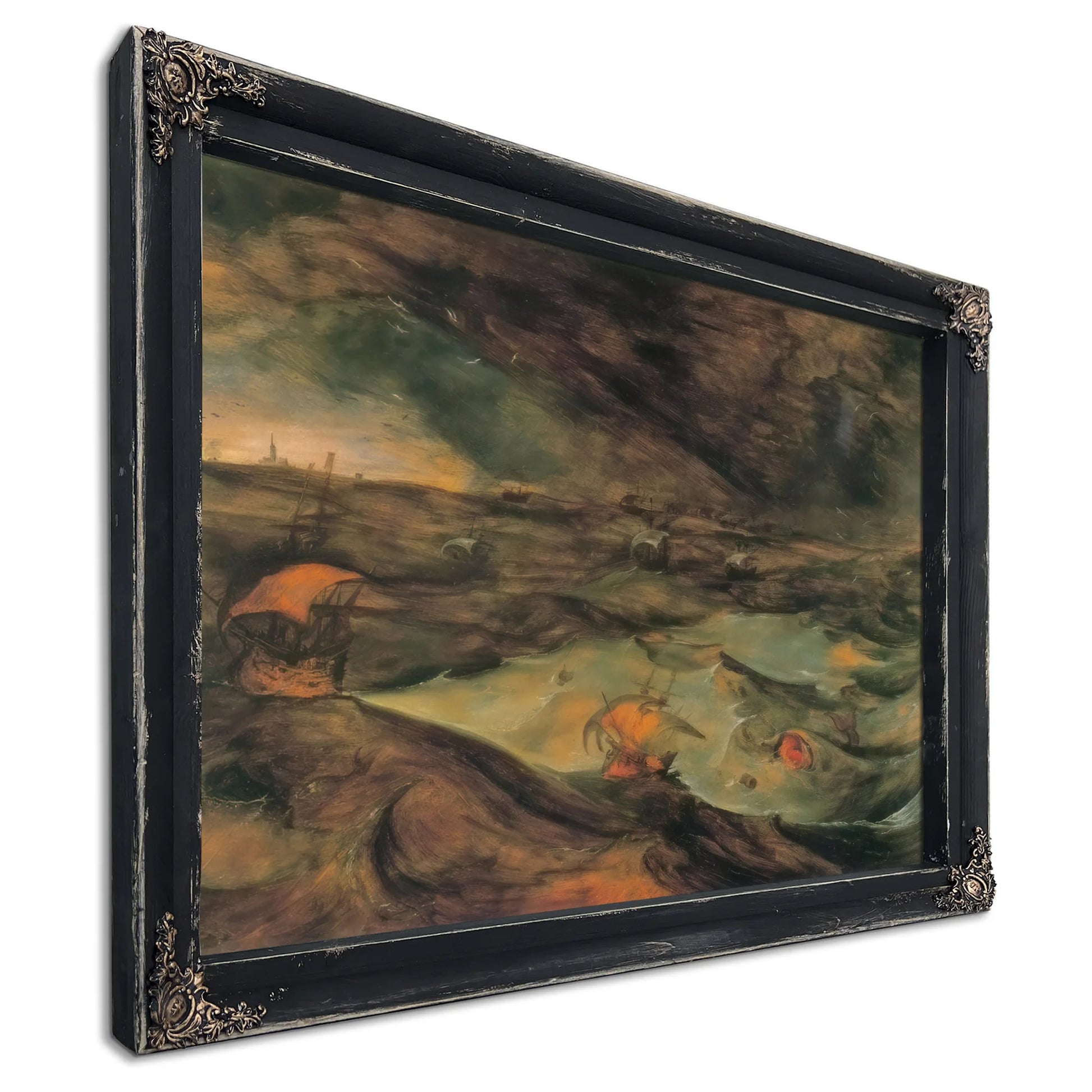 Storm At Sea 1568 By Pieter Bruegel Fine Art Print