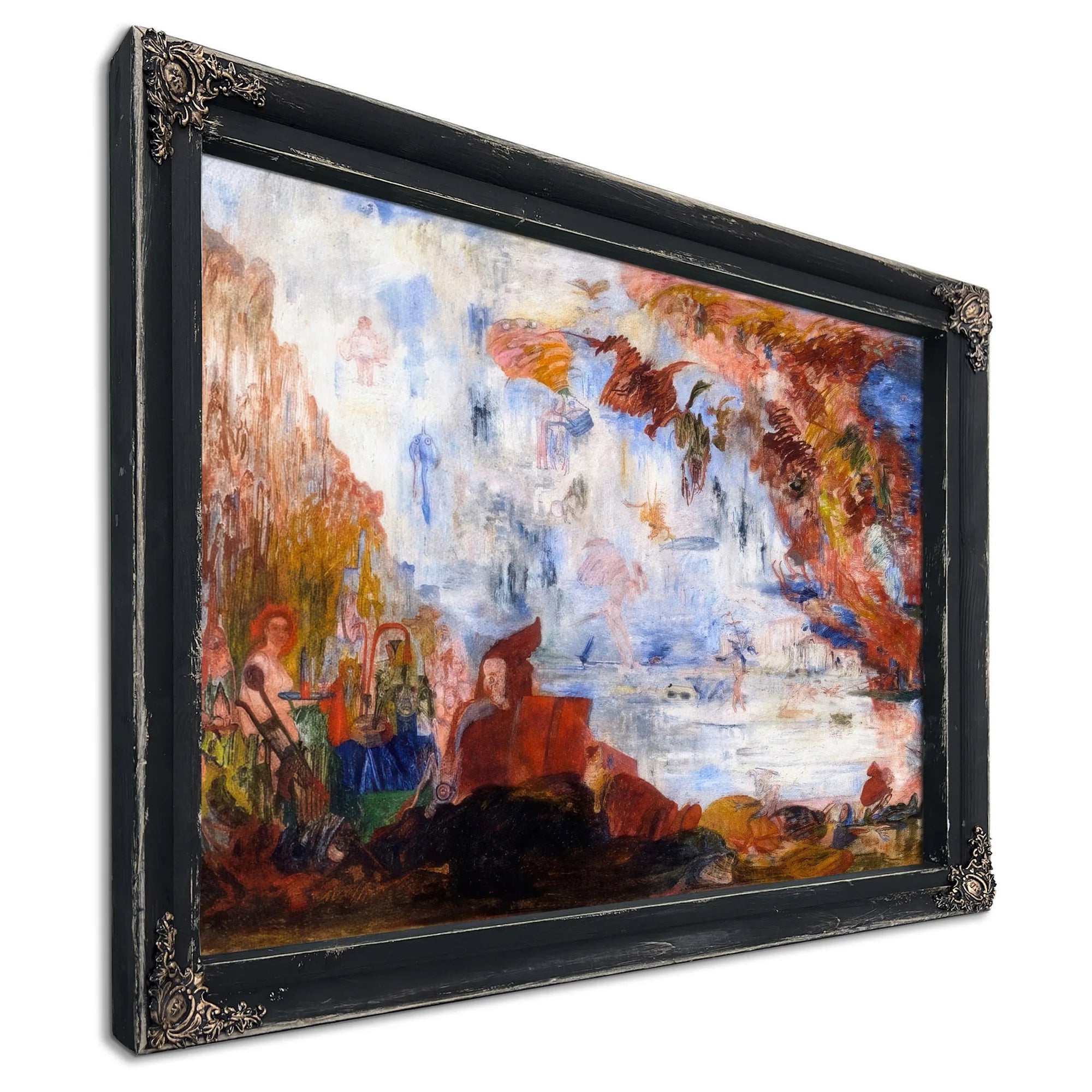 Tribulations Of Saint Anthony By James Ensor Fine Art Print