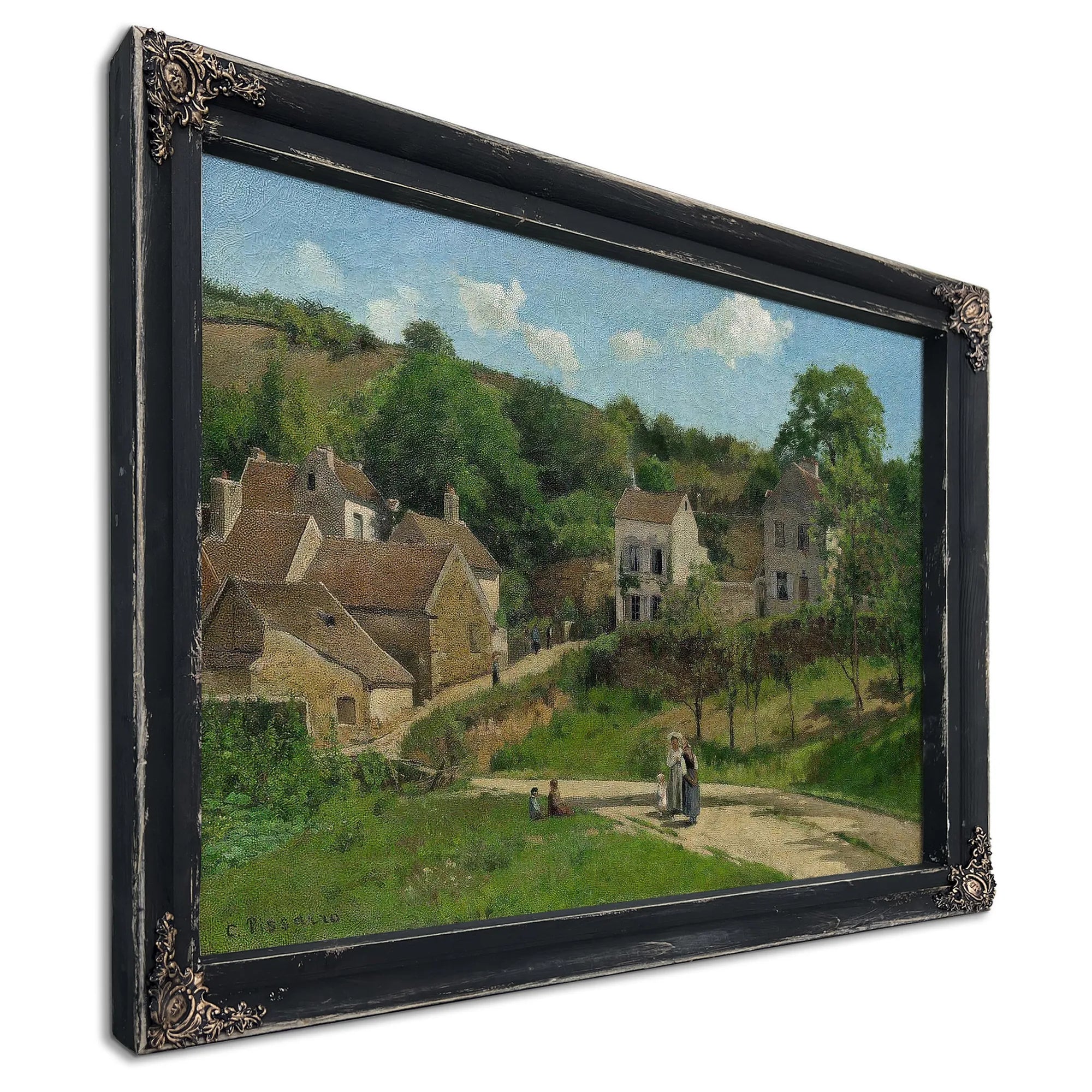 Pissarro Lhermitage A Pontoise 1867 By Camille Pissarro Fine Art Print