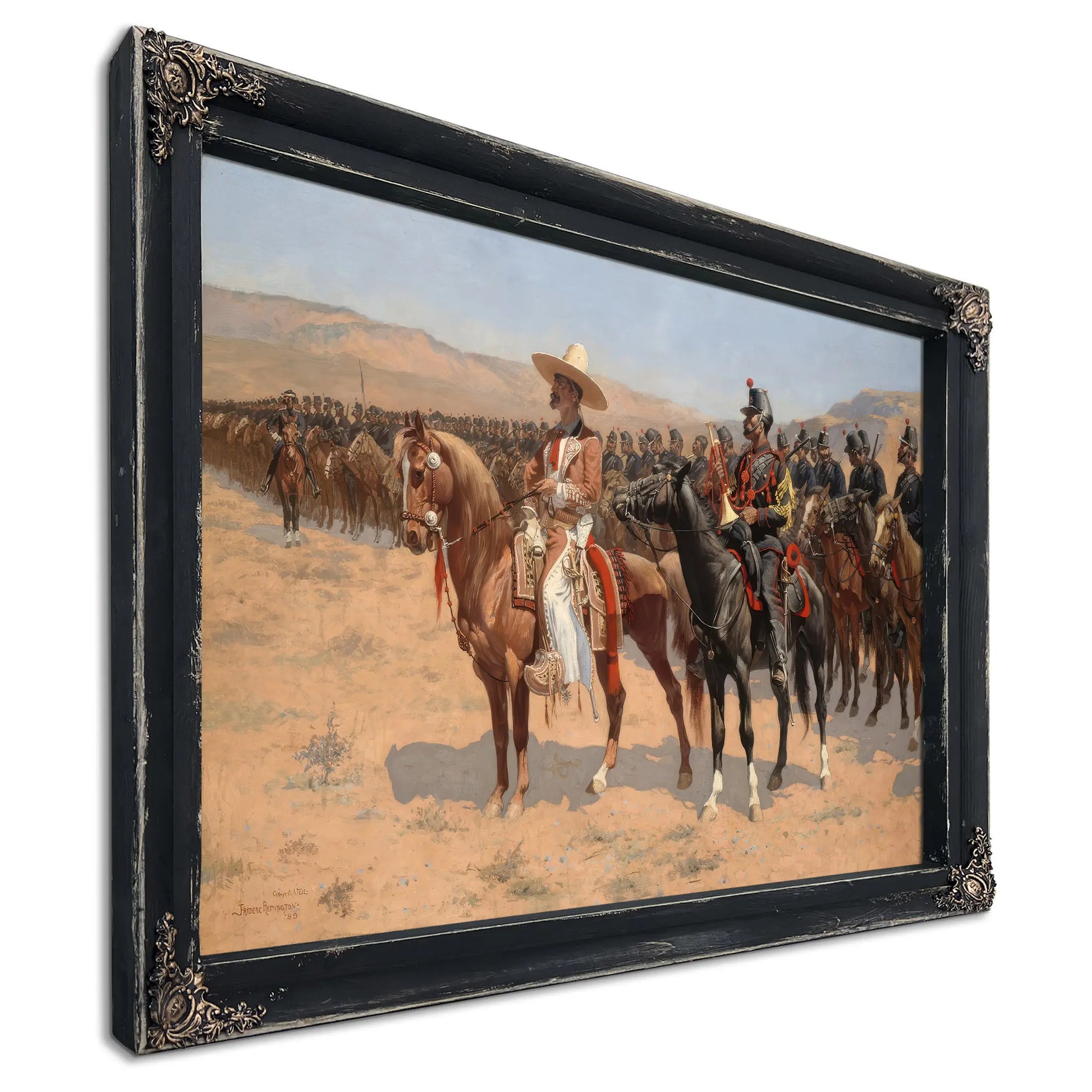 The Mexican Major A by Frederic Remington