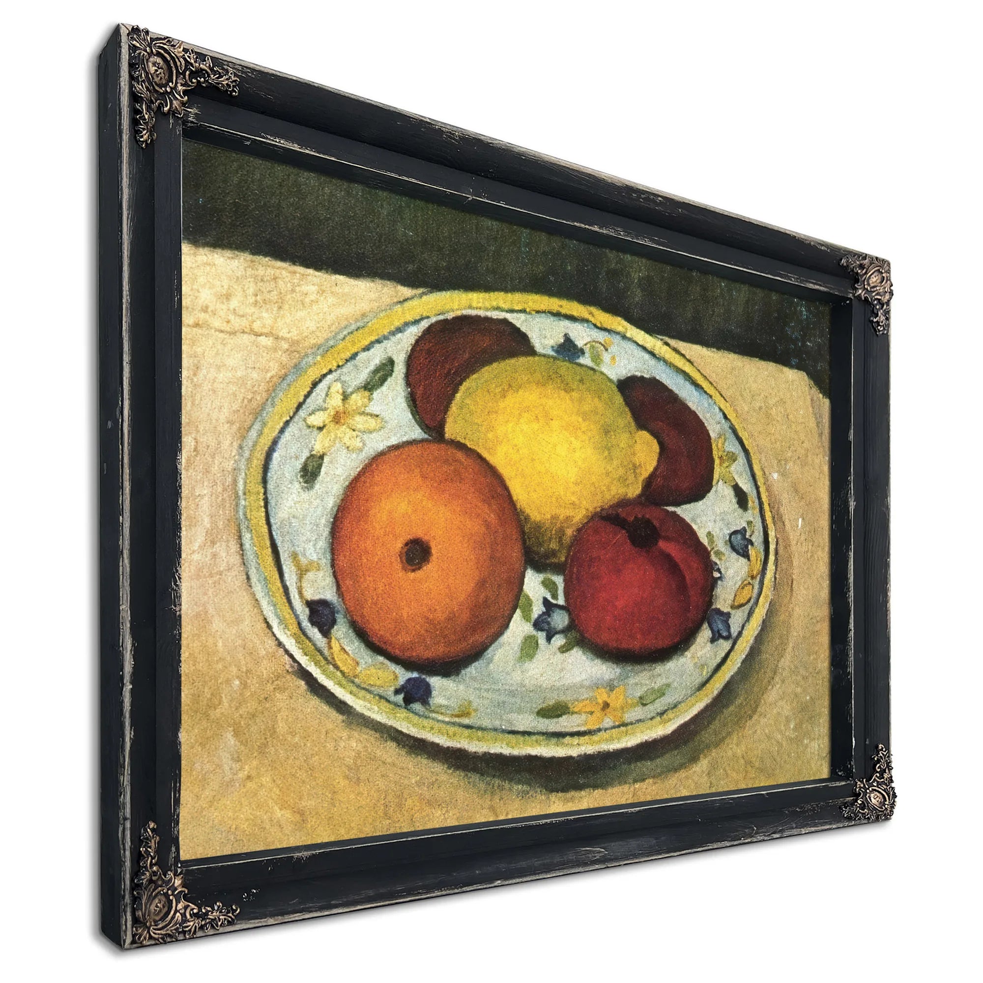 Still Life With Leaf Plant, Lemon And Orange By Paula Modersohn Becker Fine Art Print