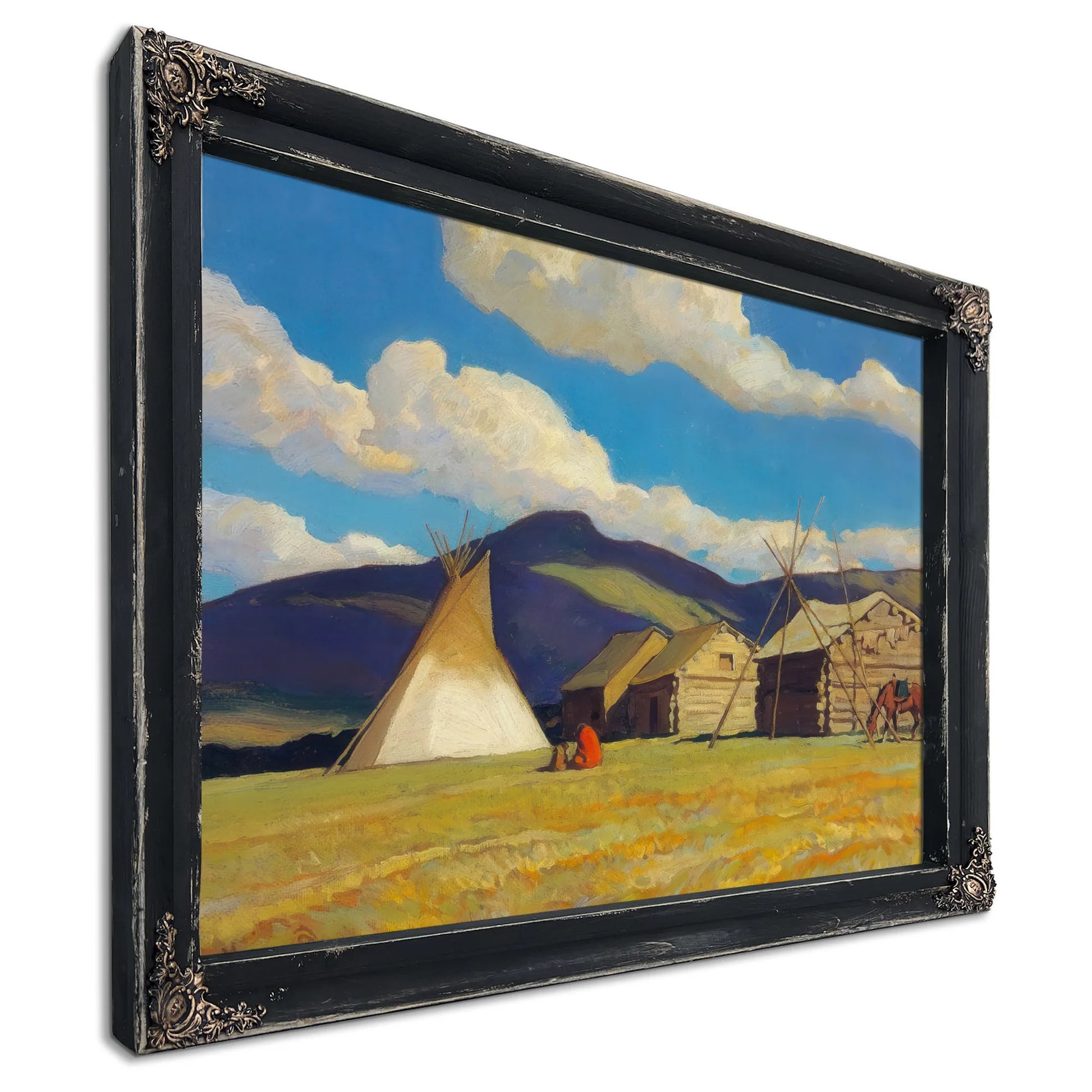 Home Of The Halfbreed By Maynard Dixon Fine Art Print