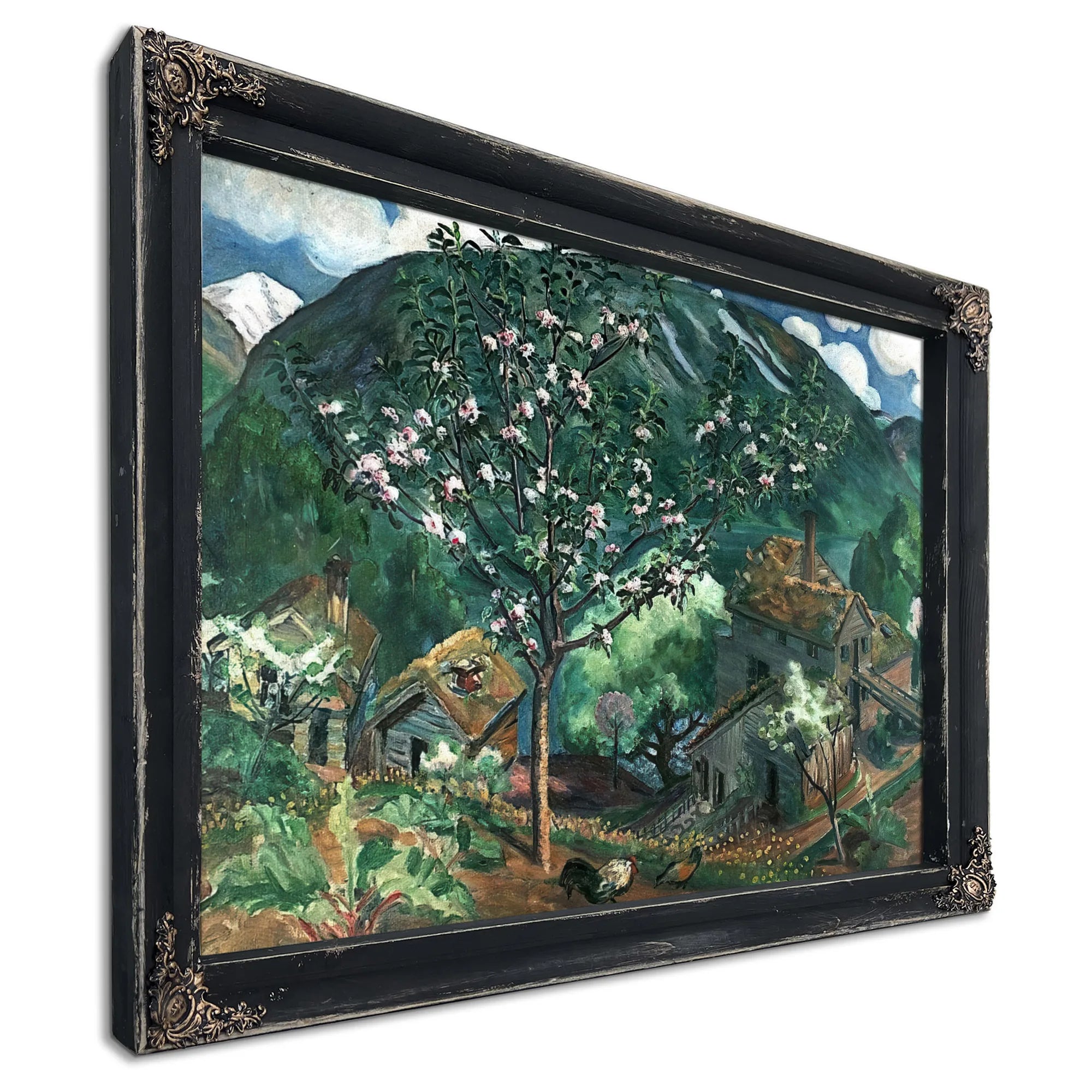 Apple Tree In Blossom By Nicolai Astrup Fine Art Print