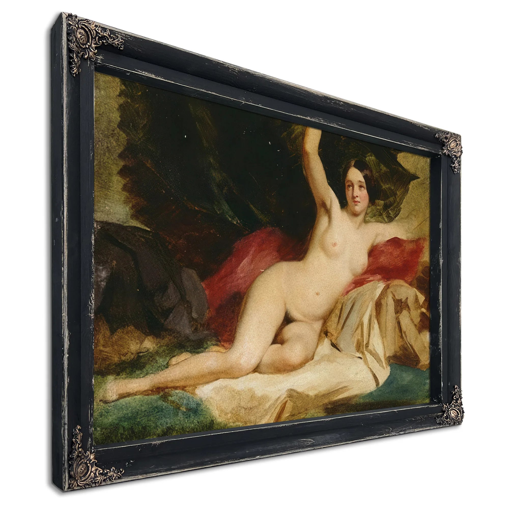 Female Nude In A Landscape By William Etty Fine Art Print