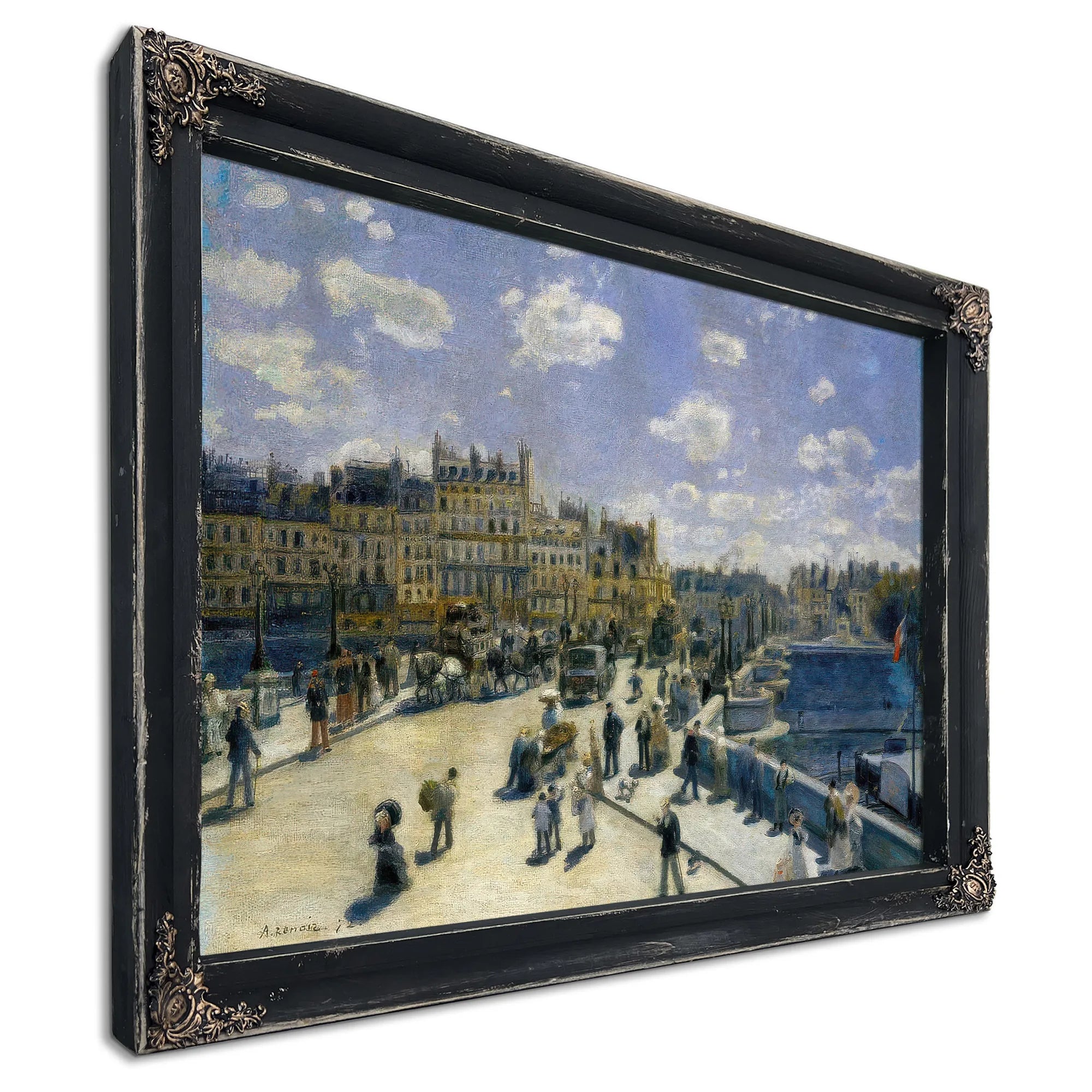 Pont Neuf, Paris By Pierre August Renoir Fine Art Print