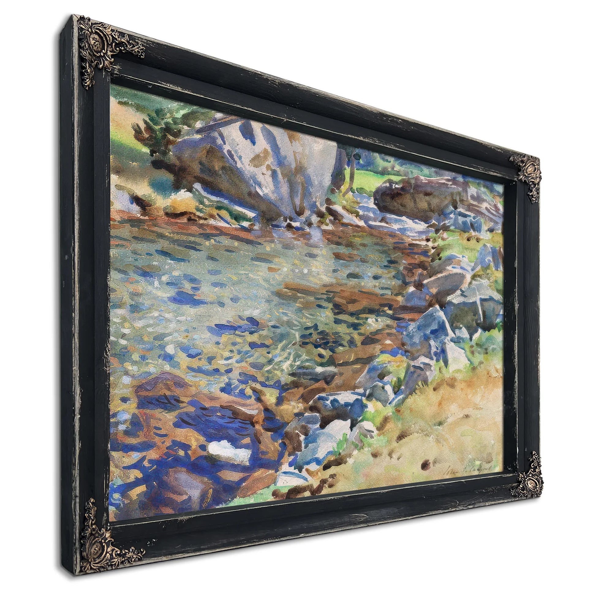 Brook Among Rocks By John Singer Sargent Fine Art Print