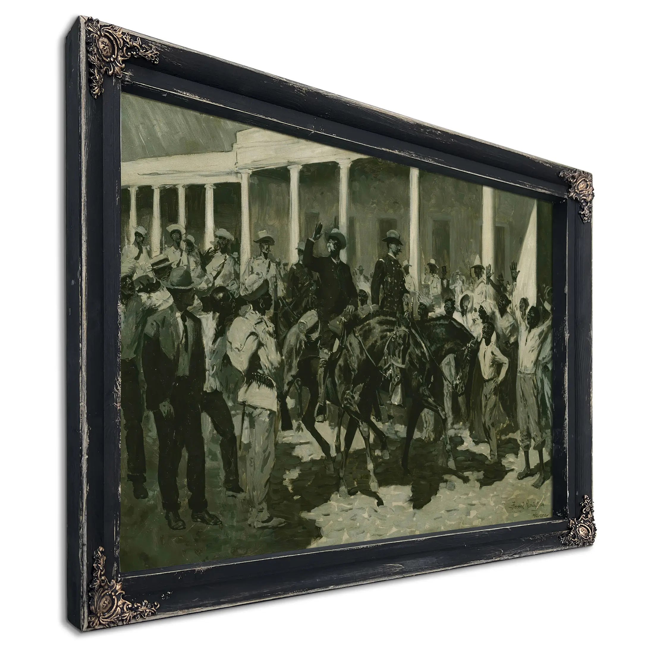 The Return Of Gomez To Havana B by Frederic Remington