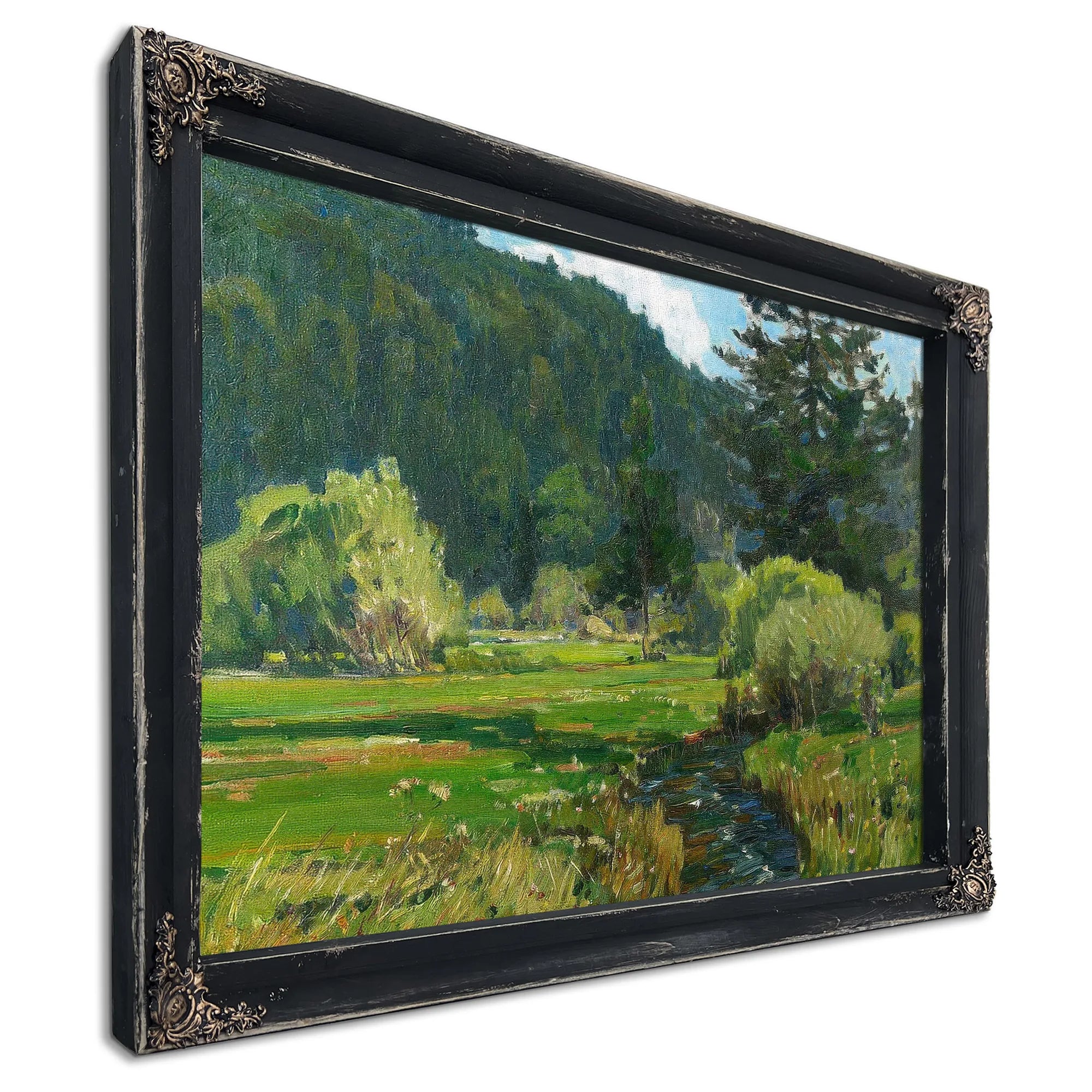 Meandering Stream 1927 By William Wendt Fine Art Print