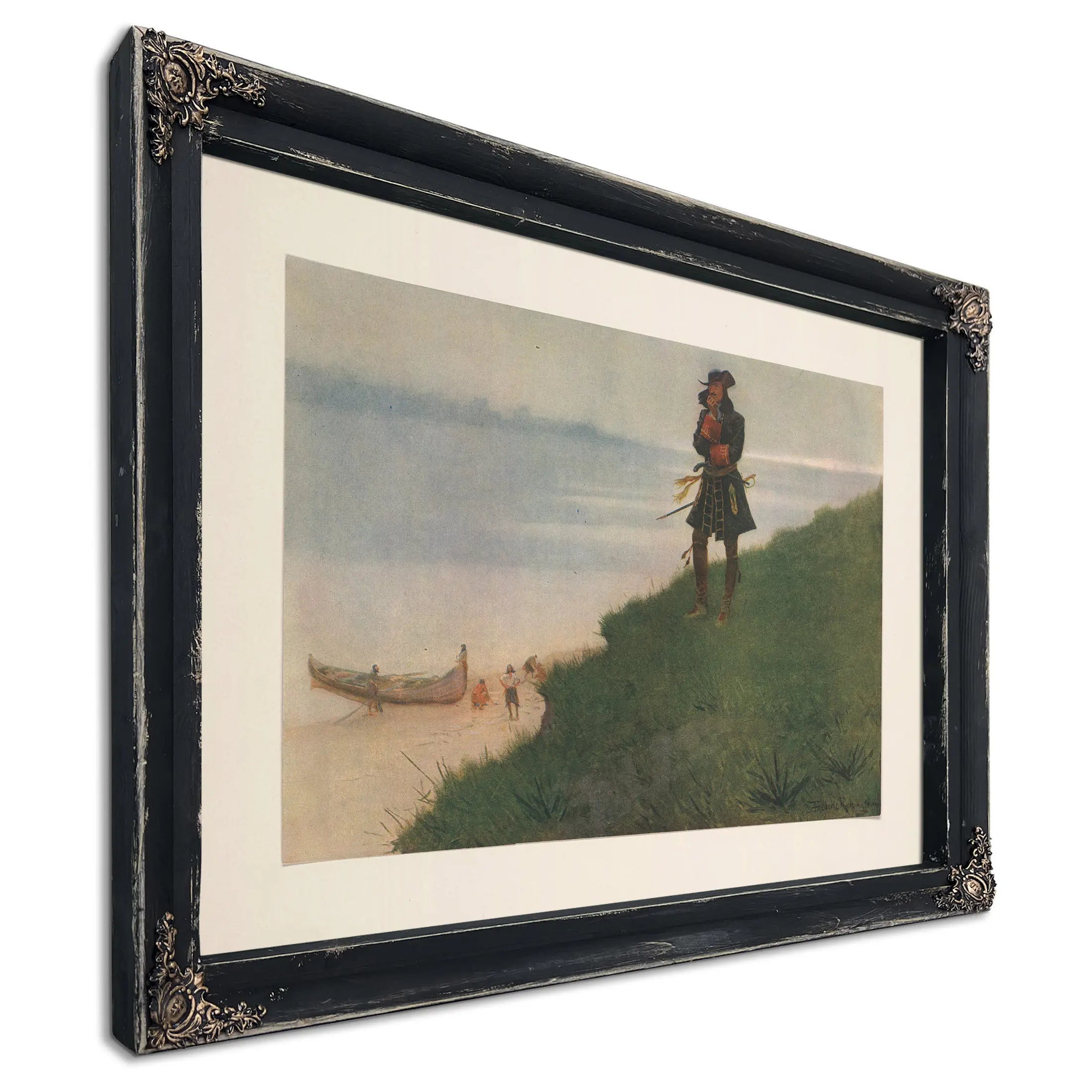 The Great Explorers V La Salle by Frederic Remington