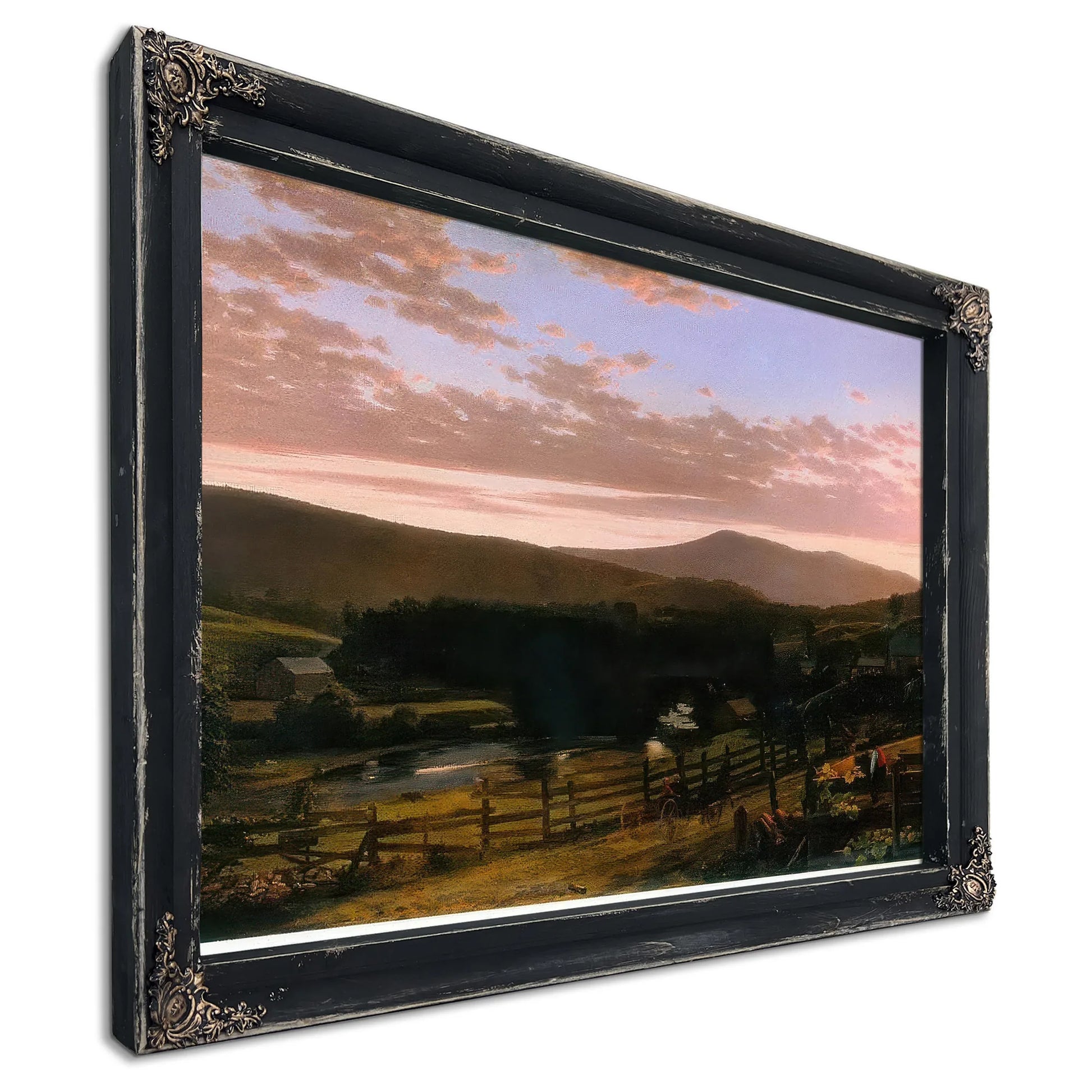 Ira Mountain Vermont By Frederic Edwin Church Fine Art Print