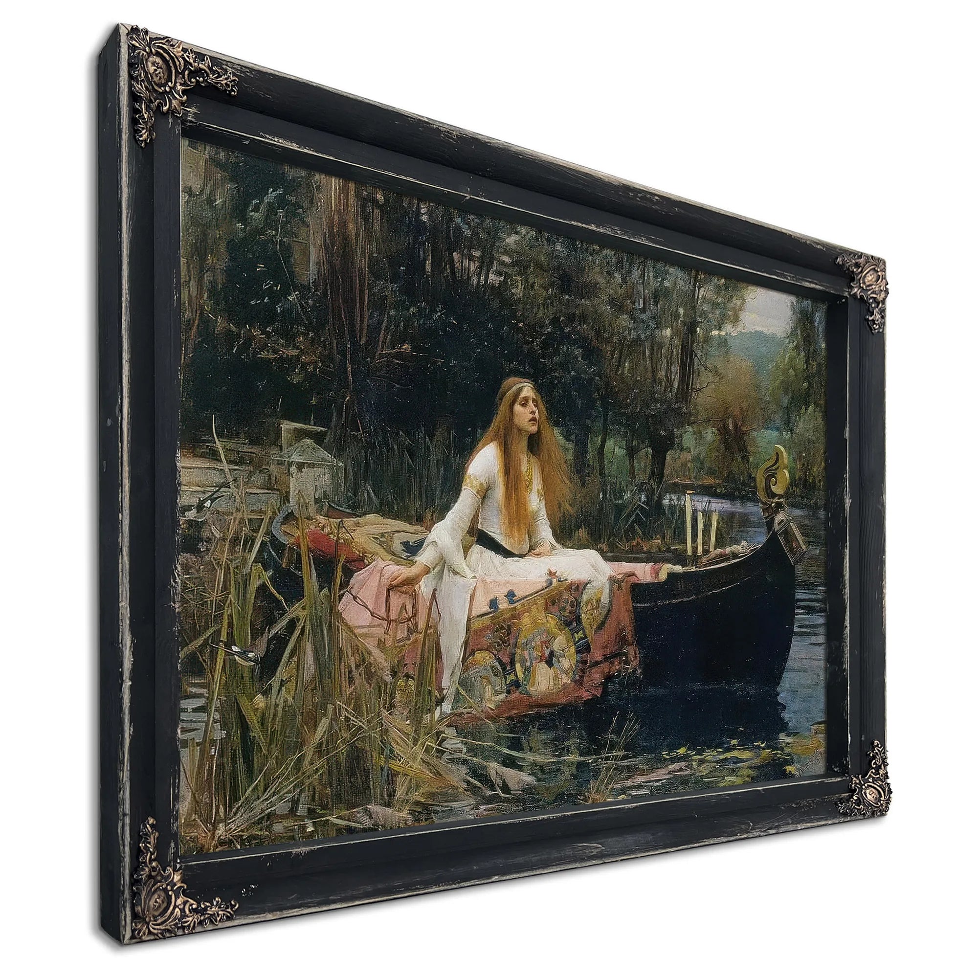 Lady Of Shalott By John William Waterhouse Fine Art Print