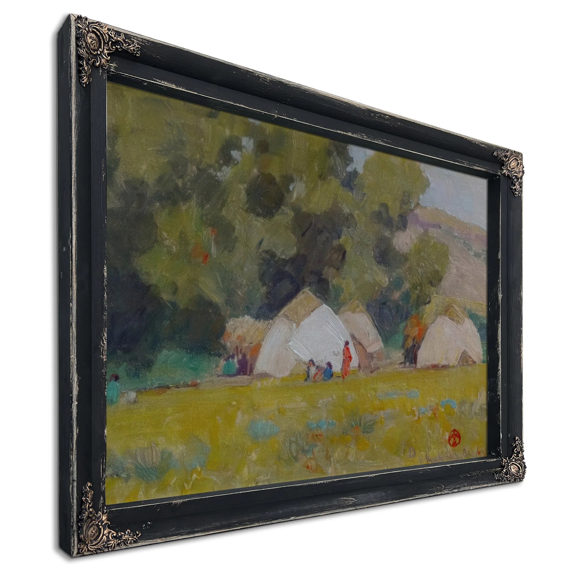 Apache Camp By Maynard Dixon Fine Art Print