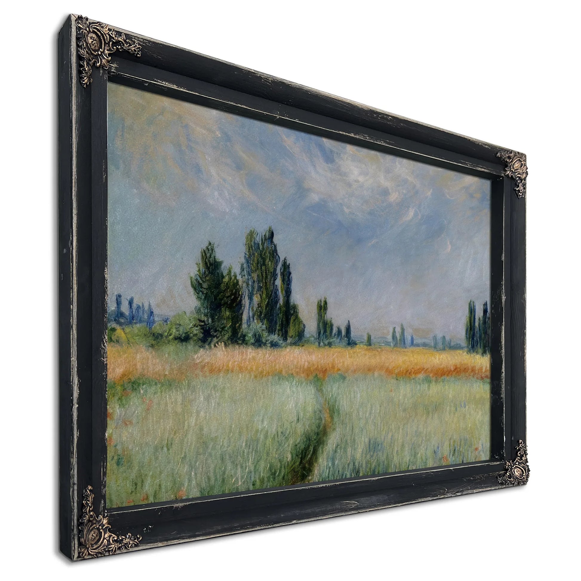 Wheat Field By Claude Monet Fine Art Print
