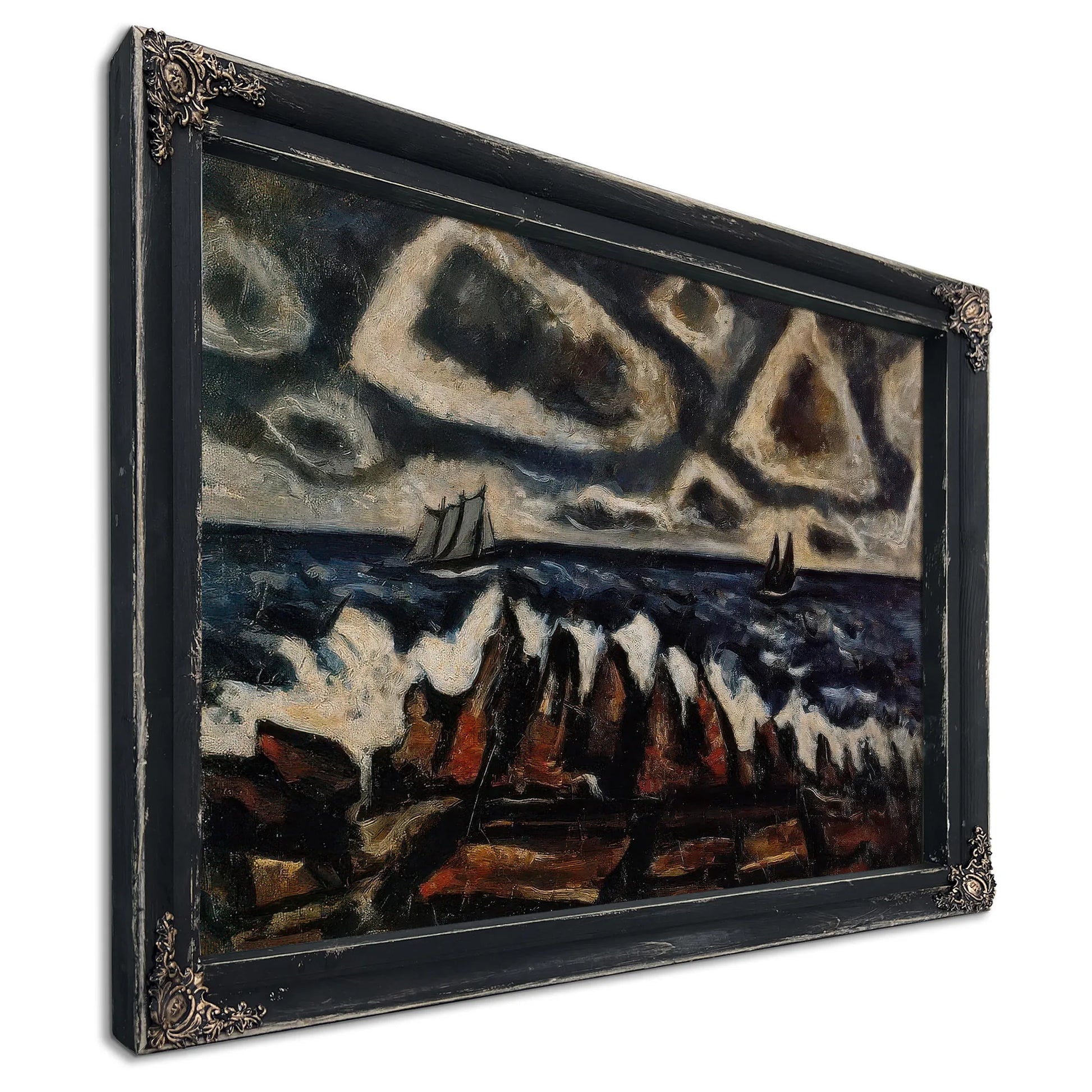 Northern Seascape Off The Banks By Marsden Hartley Fine Art Print