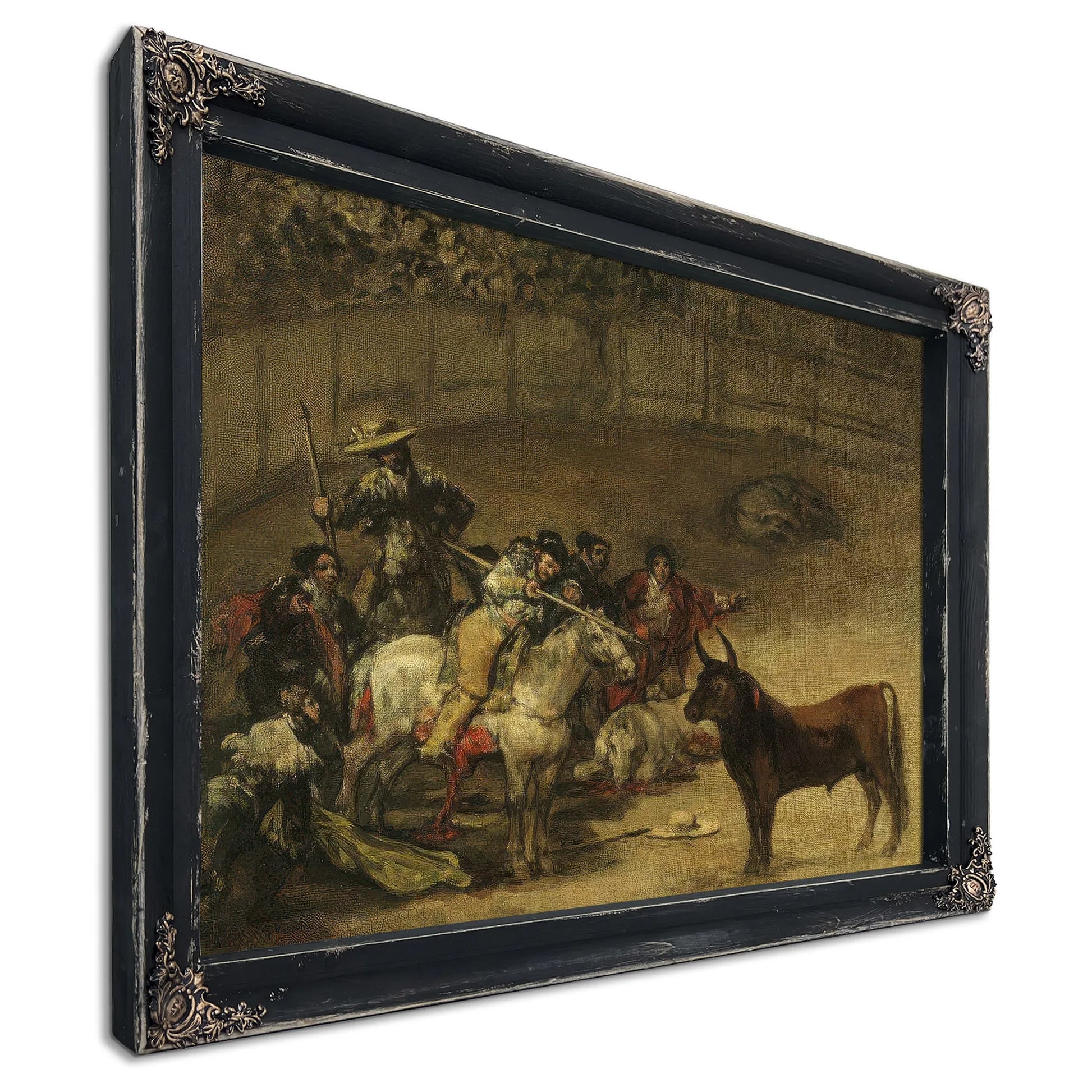 Bullfight Suerte De Varas By Francisco De Goya Fine Art Print