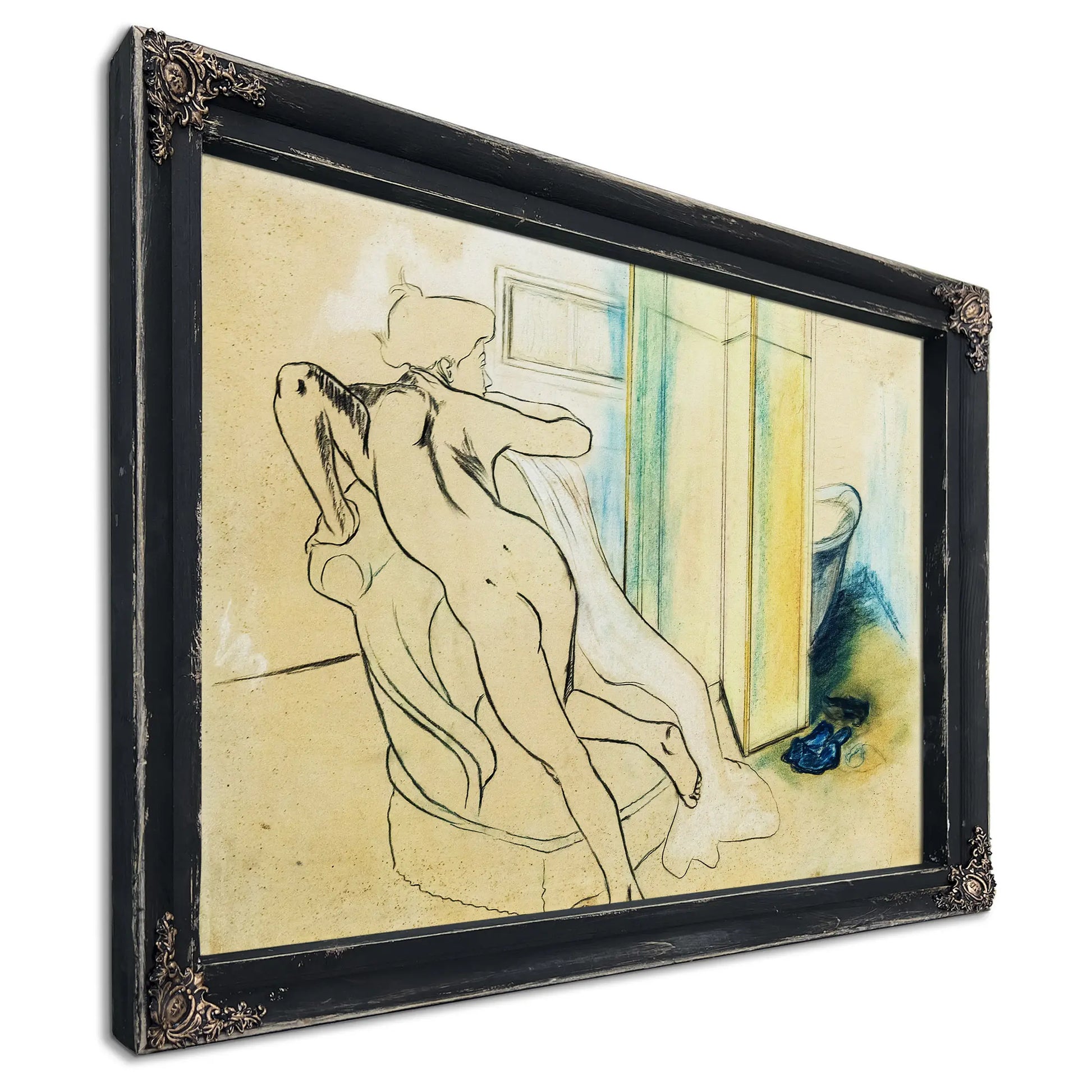 Jeune Fille Nue Appuyee Sur Un Fauteuil 1908 by Suzanne Valadon
