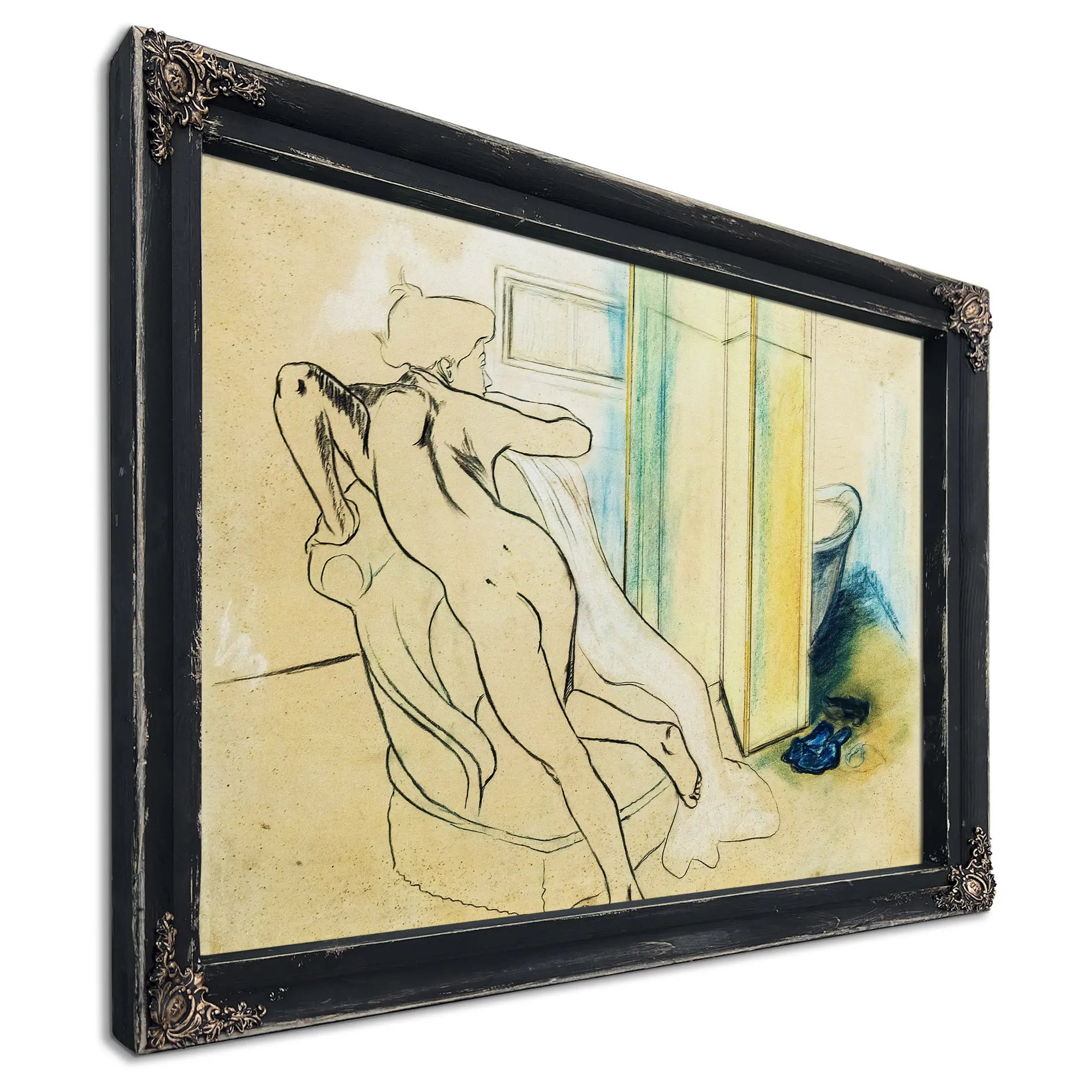 Jeune Fille Nue Appuyee Sur Un Fauteuil 1908 by Suzanne Valadon