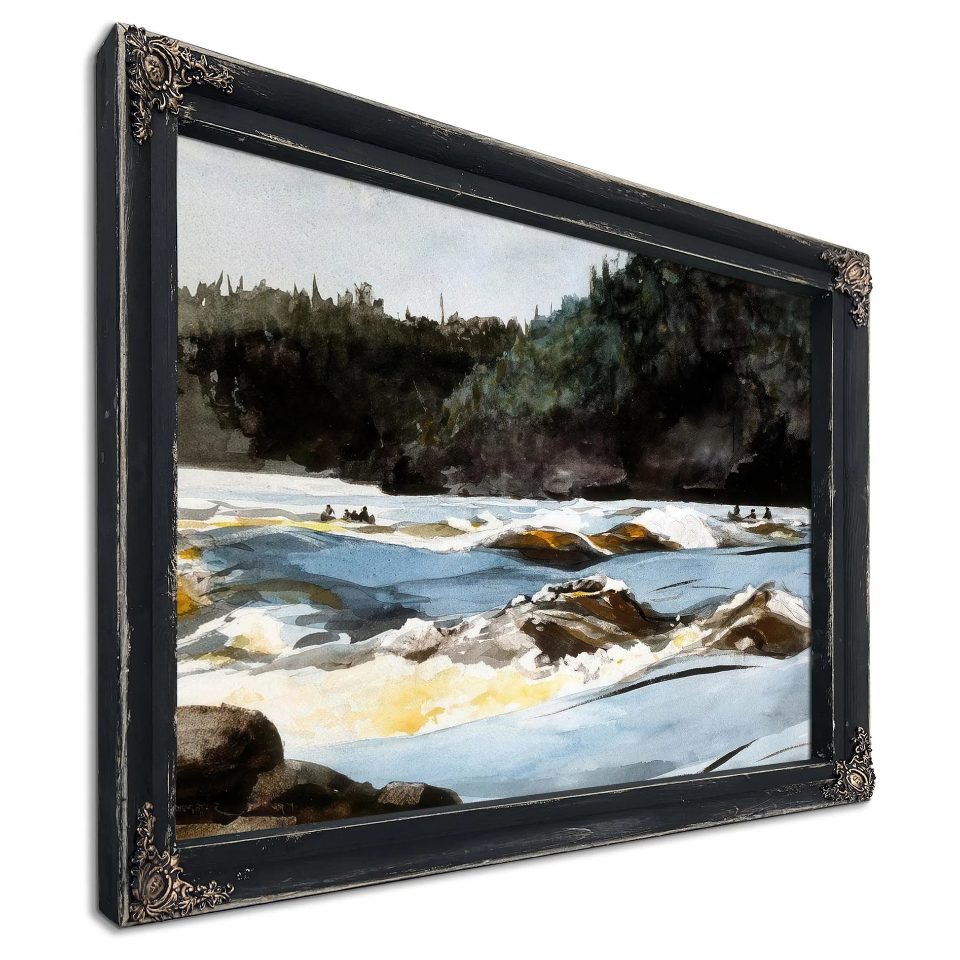Saguenay River Lower Rapids By Winslow Homer Fine Art Print