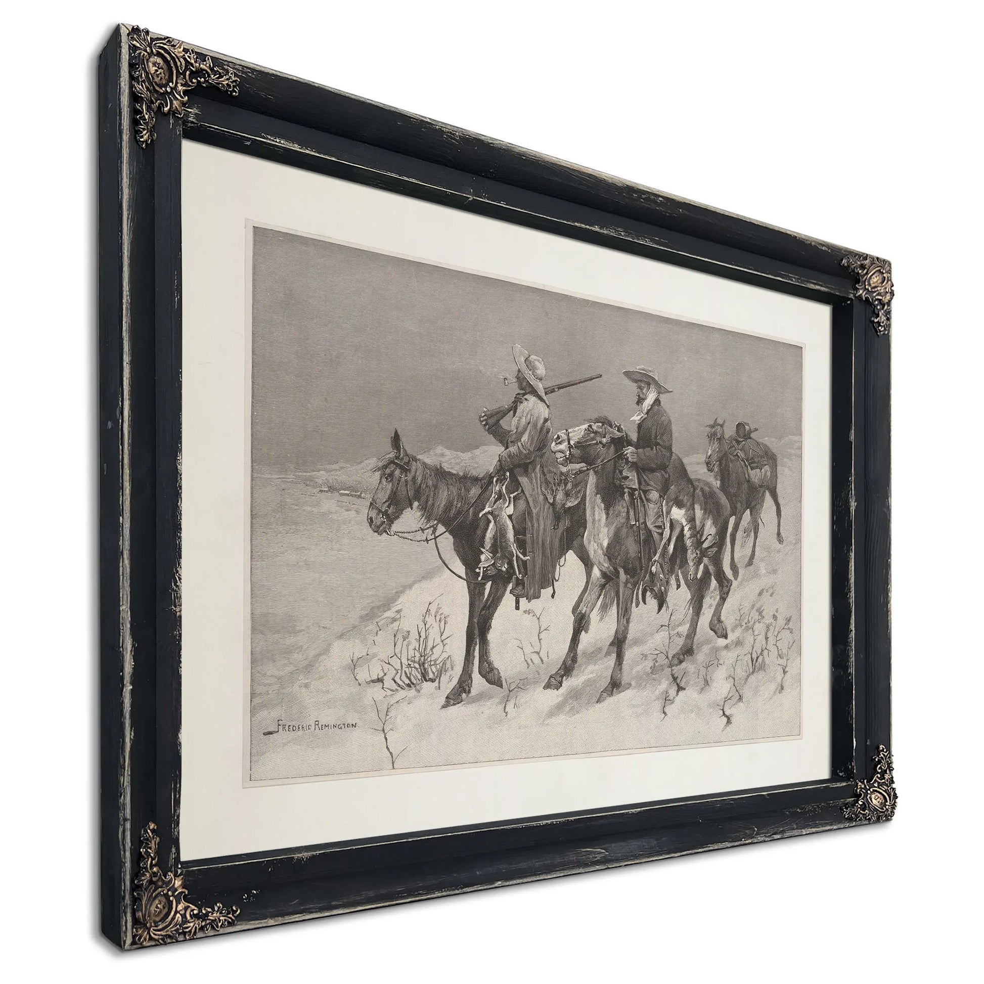 Thanksgiving Dinner For The Ranch  by Frederic Remington
