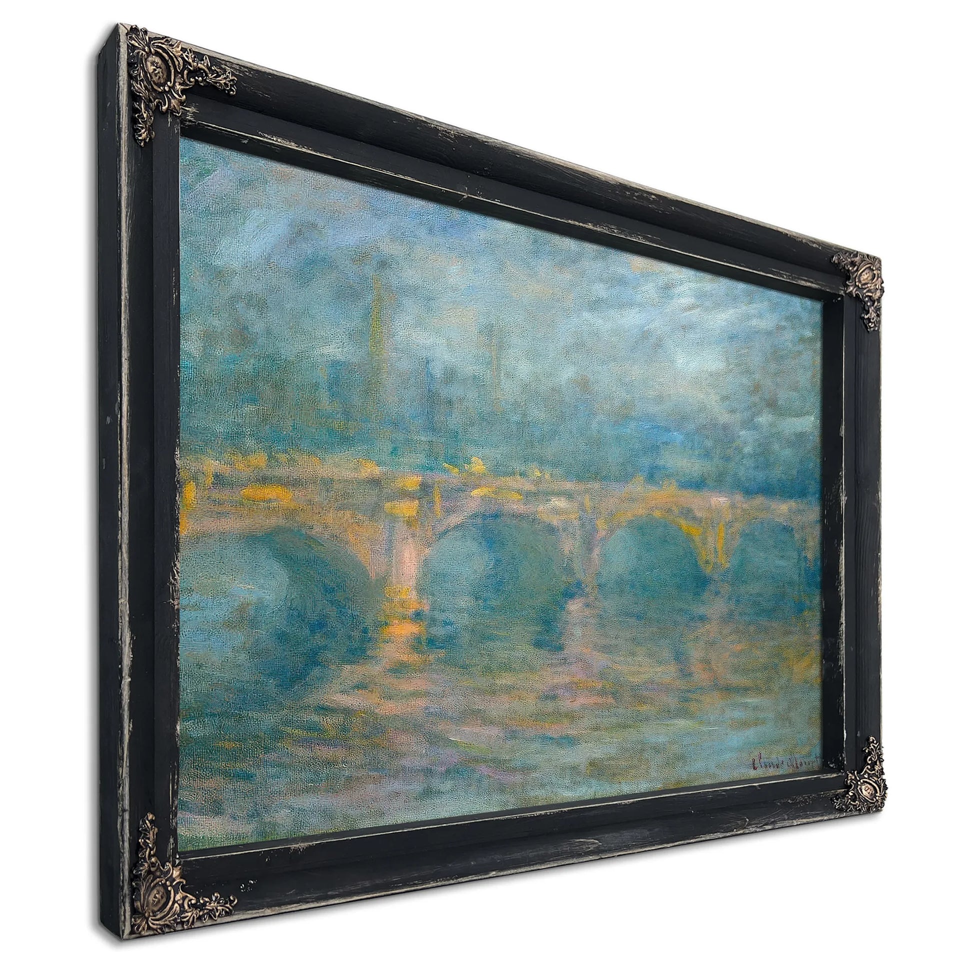 Waterloo Bridge London At Sunset By Claude Monet Fine Art Print