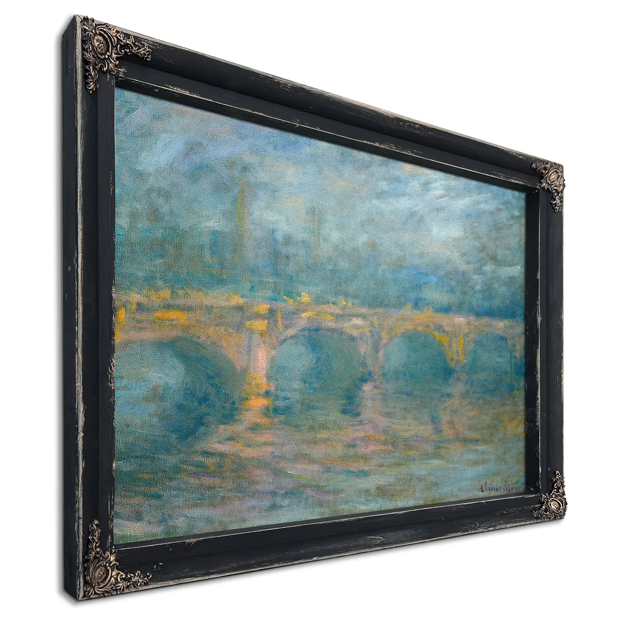 Waterloo Bridge London At Sunset By Claude Monet Fine Art Print