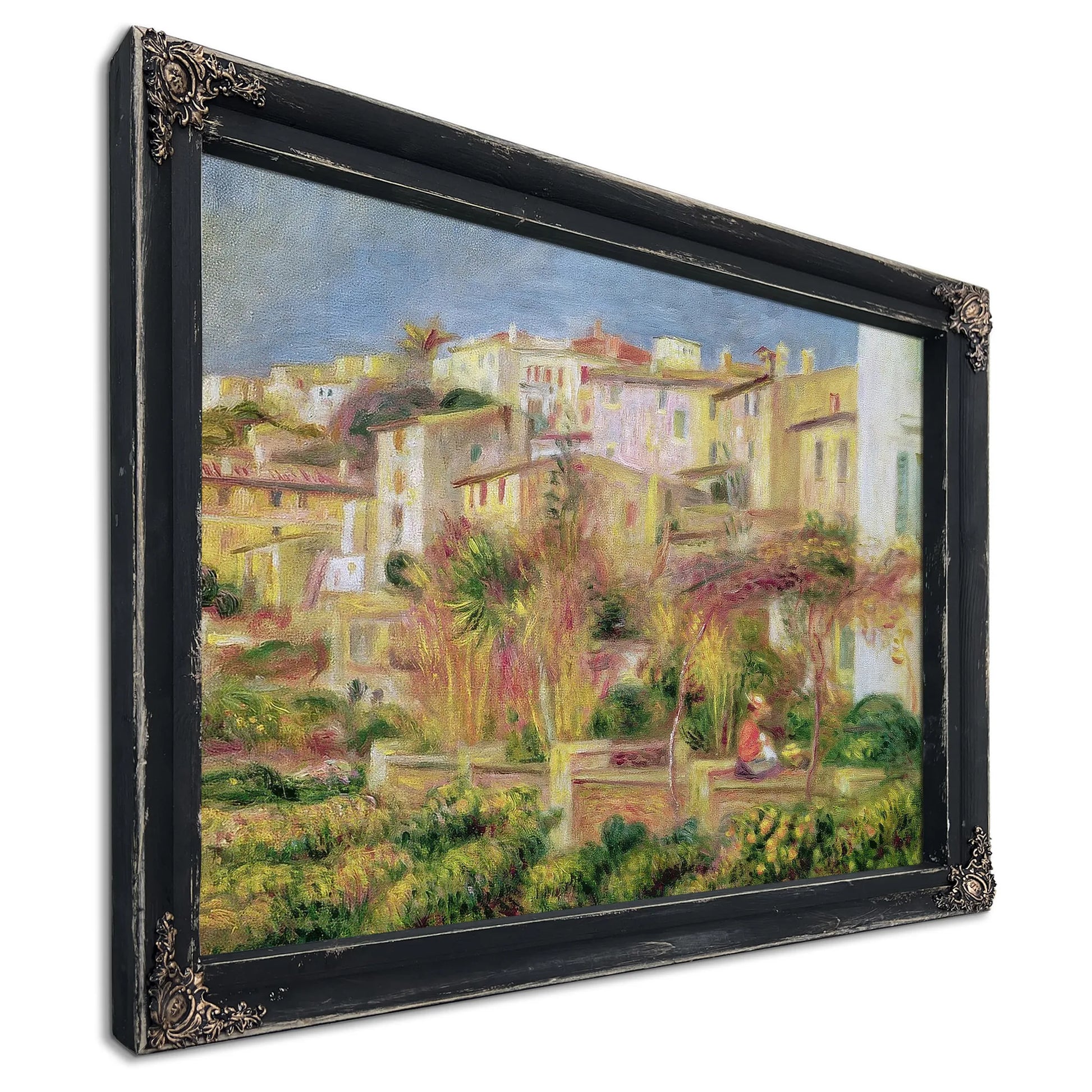 Terrace In Cagnes By Pierre Auguste Renoir Fine Art Print