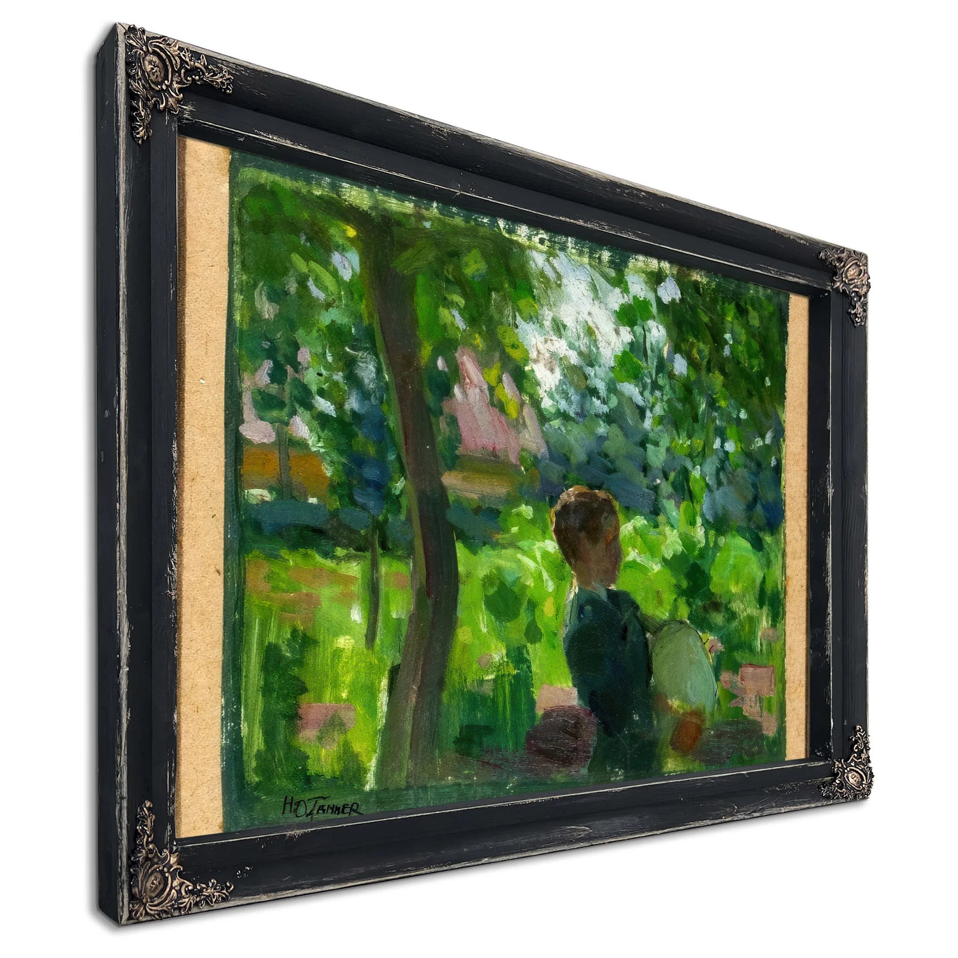 Study For The Bagpipe Lesson By Henry Ossawa Tanner Fine Art Print