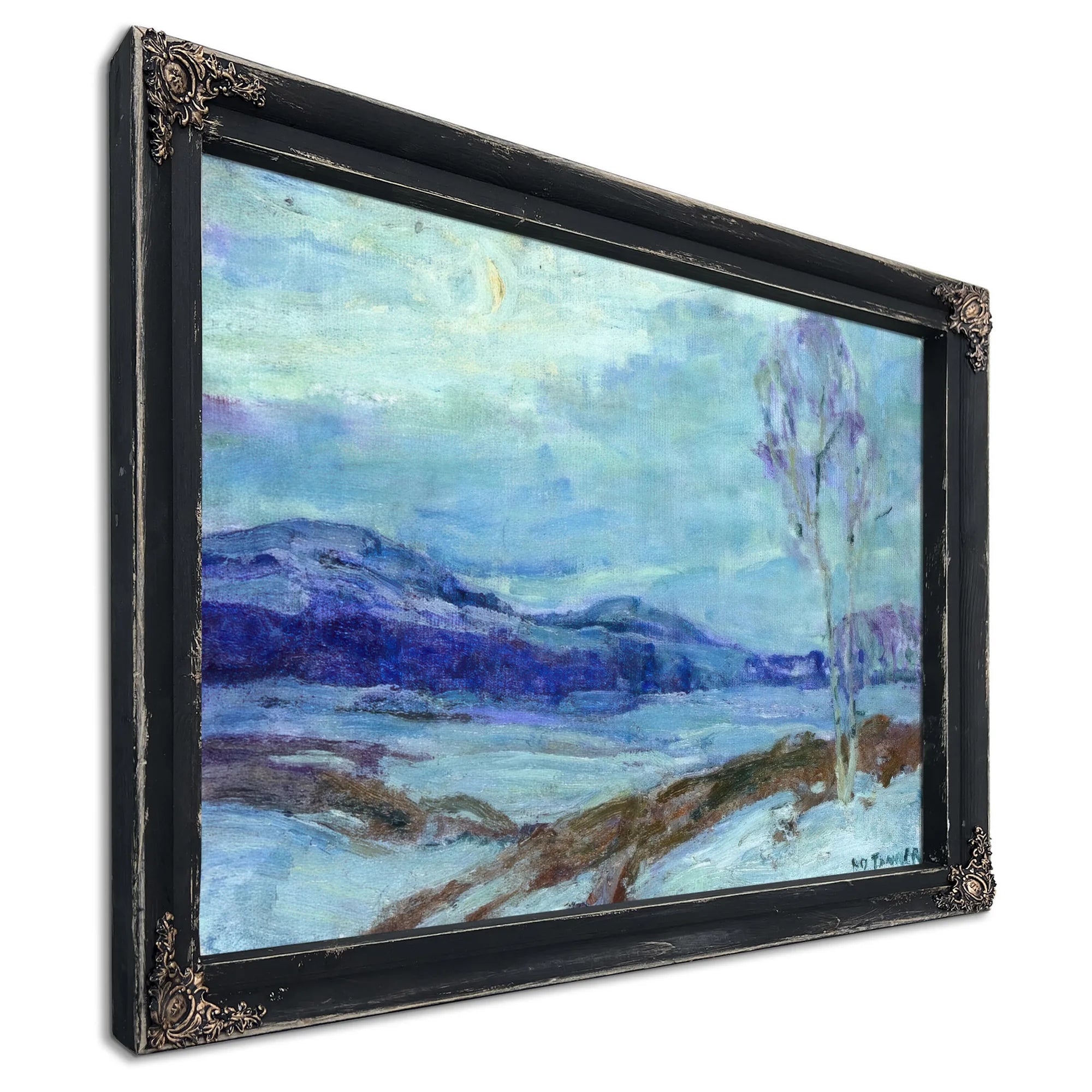 Landscape In Moonlight By Henry Ossawa Tanner Fine Art Print