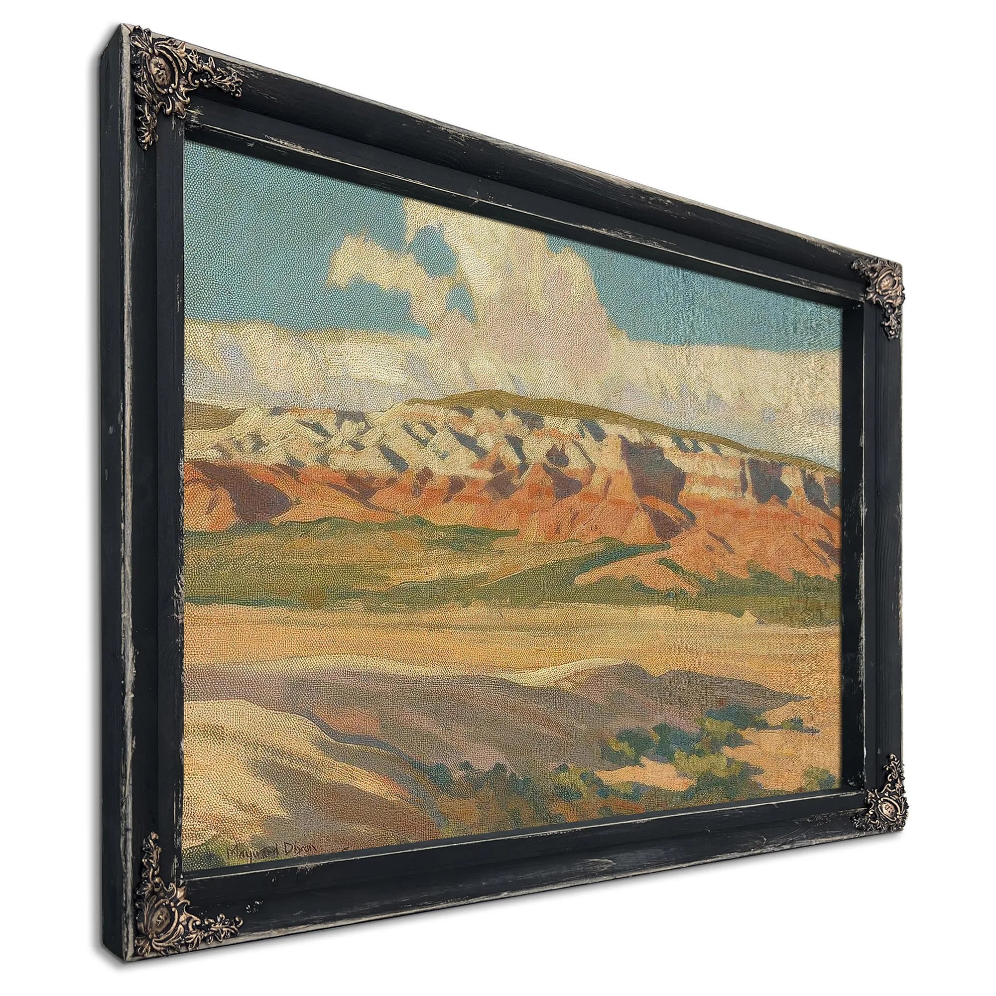 Butte At Red Lake Navajo Reservation Arizona By Maynard Dixon Fine Art Print