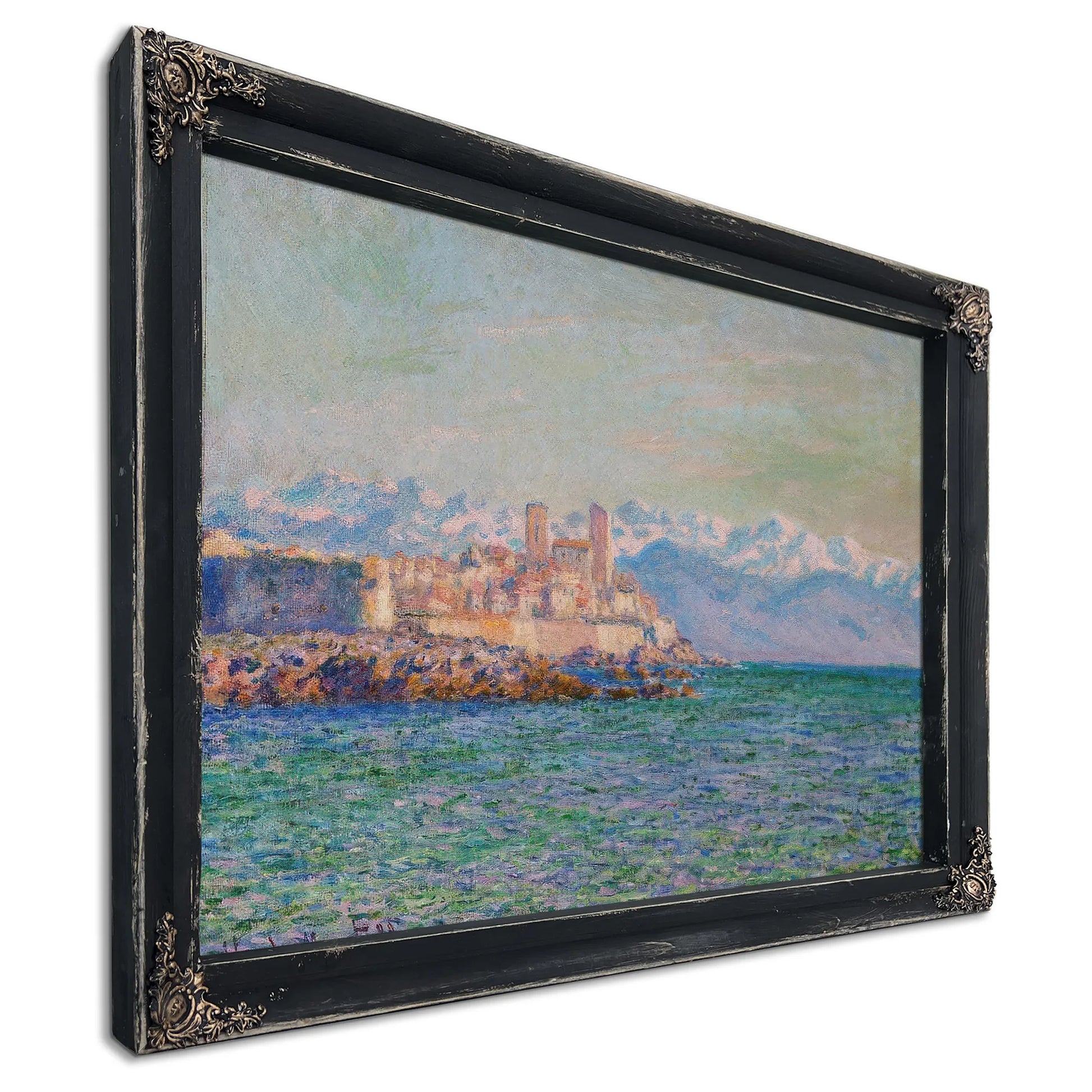The Fort Of Antibes By Claude Monet Fine Art Print