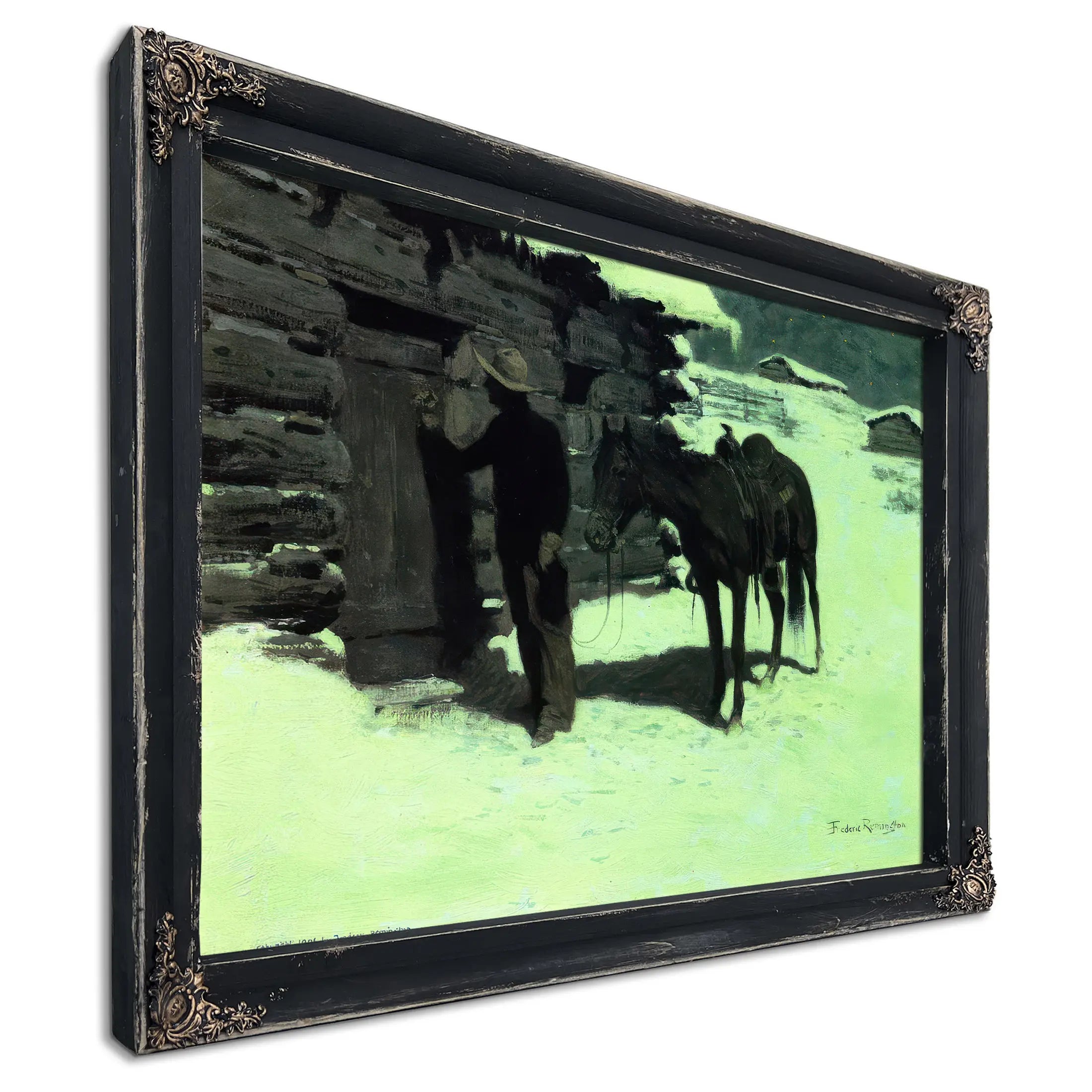 The Belated Traveler Frederic Remington  by Frederic Remington