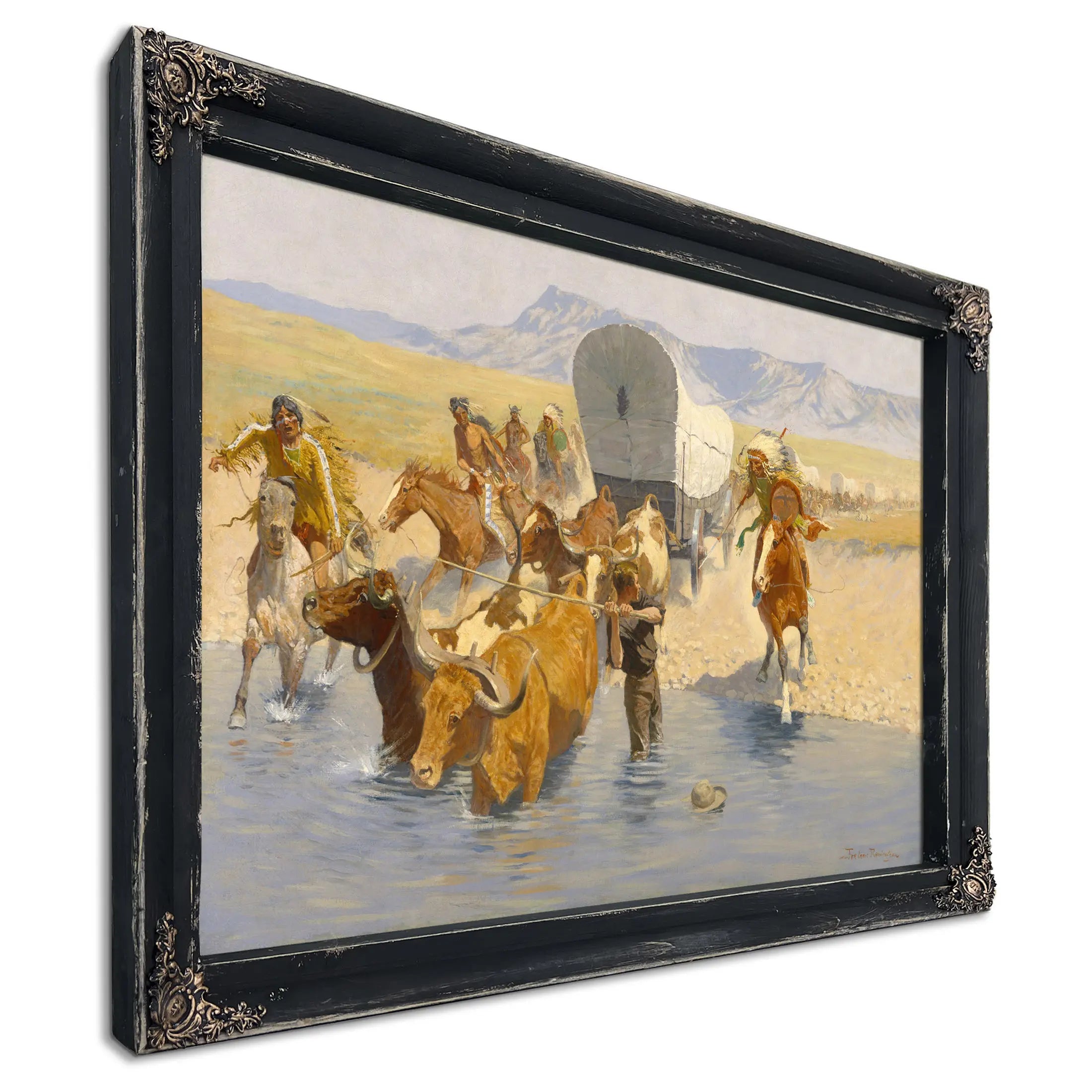 The Emigrants A by Frederic Remington