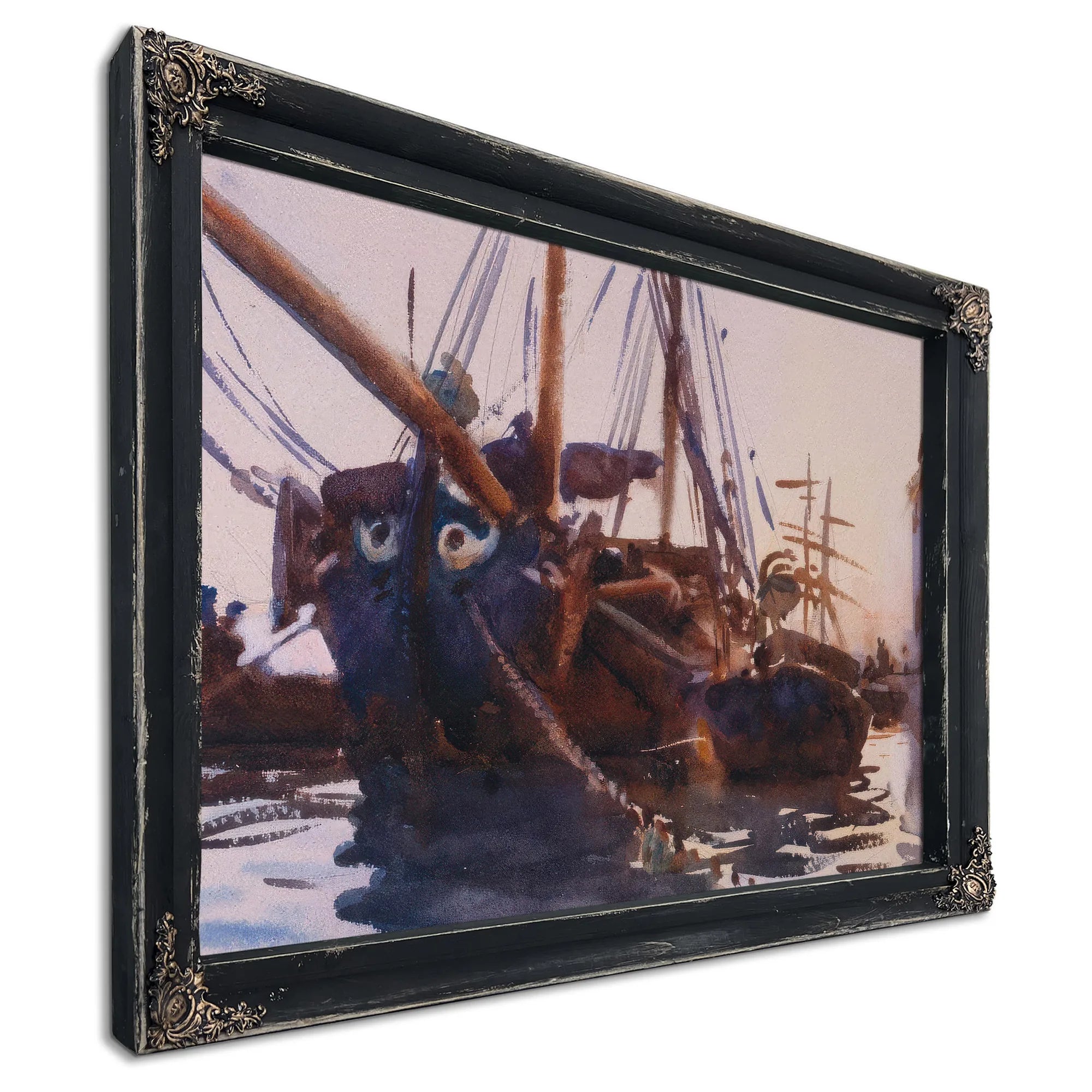 Venetian Boats By John Singer Sargent Fine Art Print