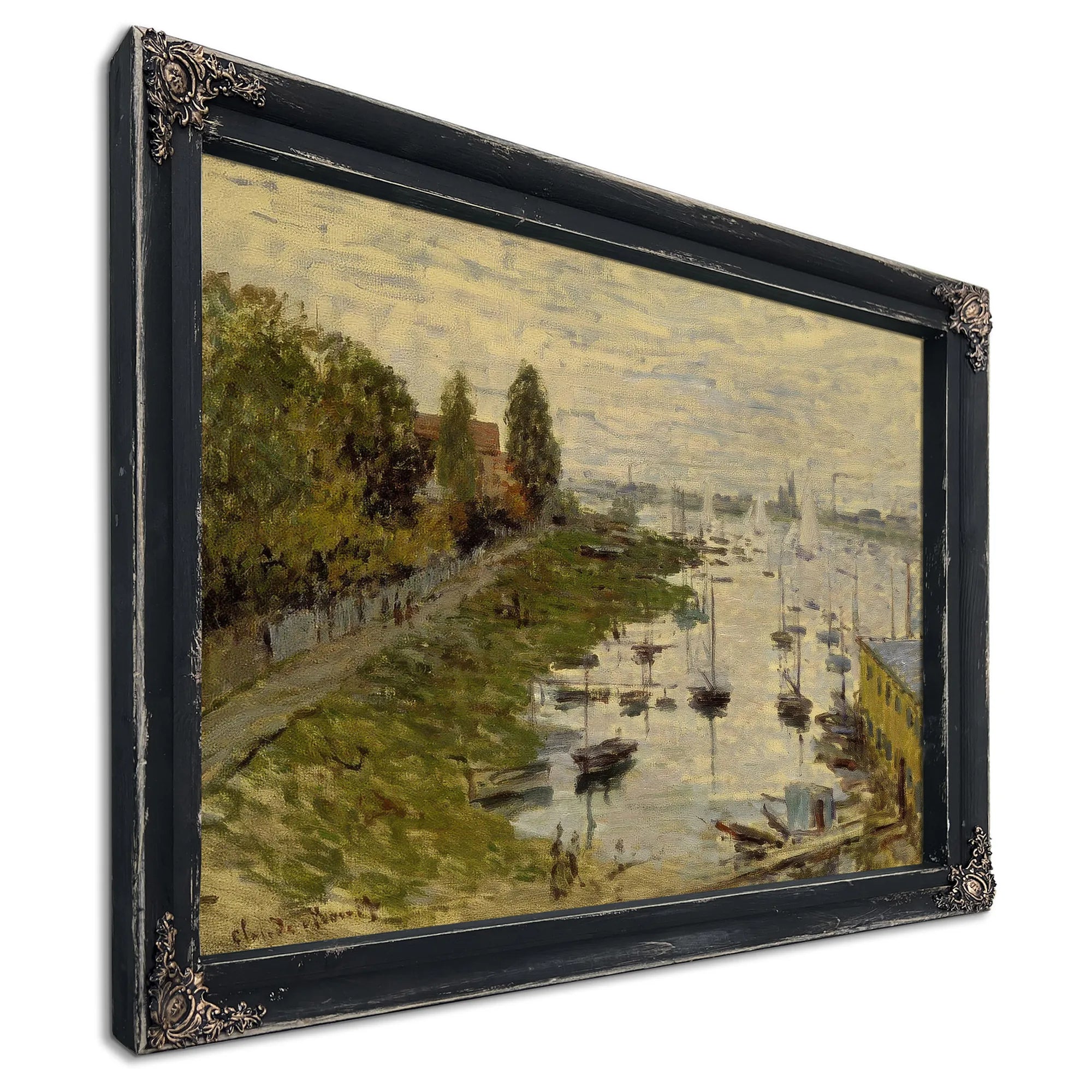The Port Of Argenteuil (Le Bassin De Argenteuil) By Claude Monet Fine Art Print