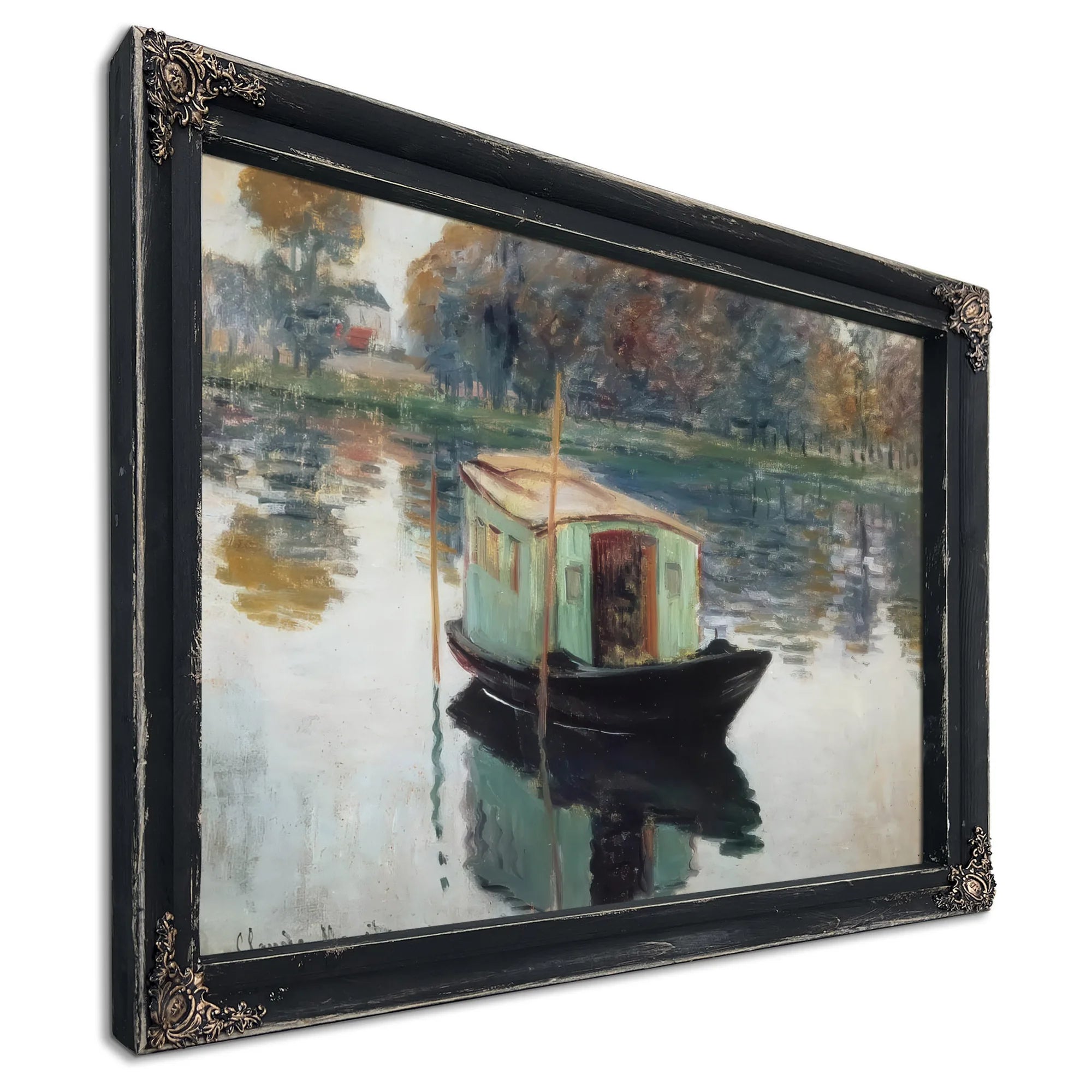 The Studio Boat By Edouard Manet Fine Art Print