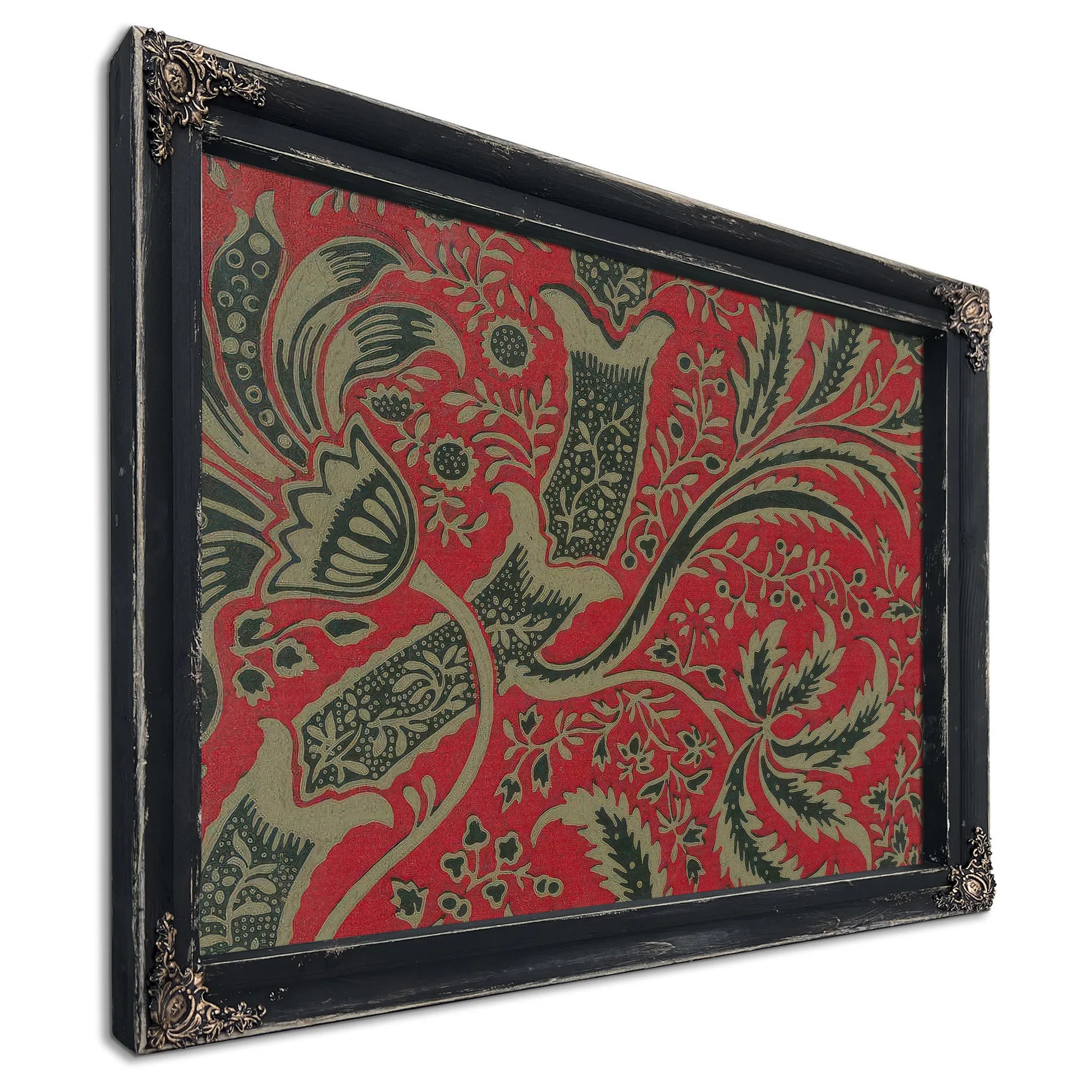 Wallpaper Sample With Bamboo Pattern By William Morris Fine Art Print