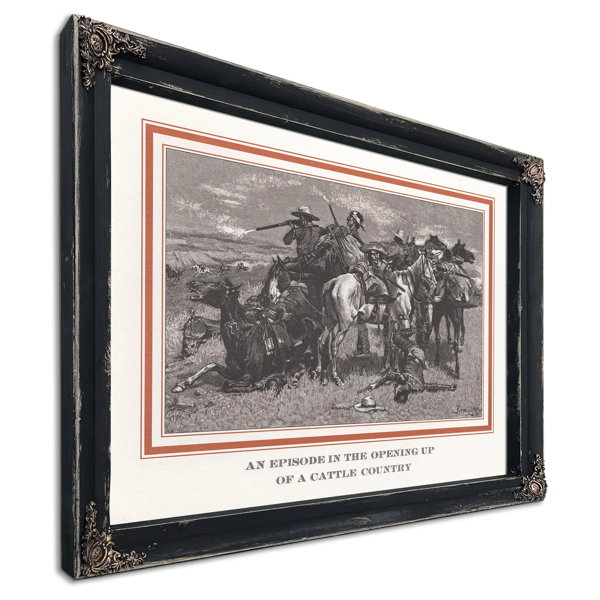An Episode In The Opening Up Of A Cattle Country by Frederic Remington