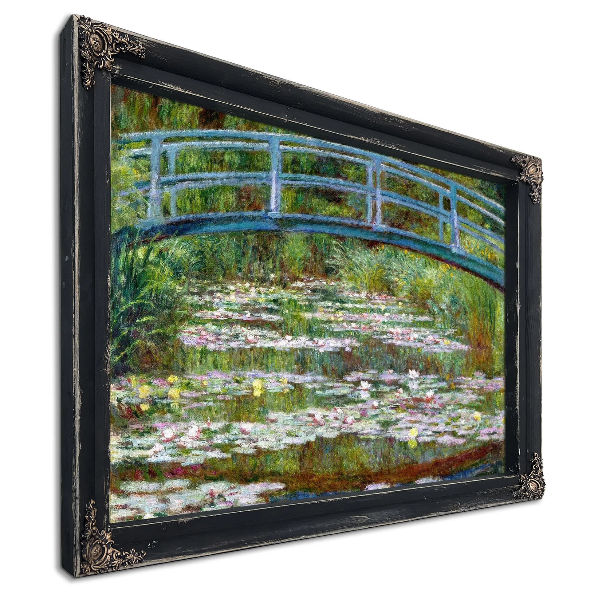 The Japanese Footbridge By Claude Monet Fine Art Print