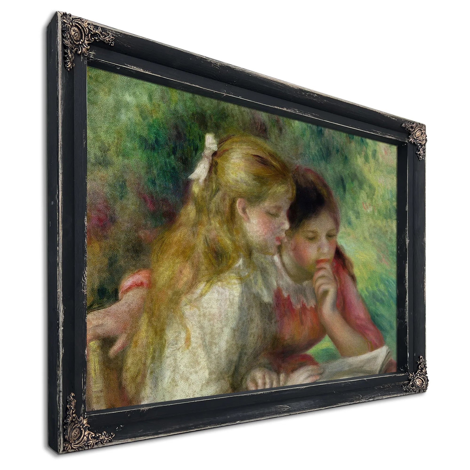 The Reading By Pierre Auguste Renoir Fine Art Print