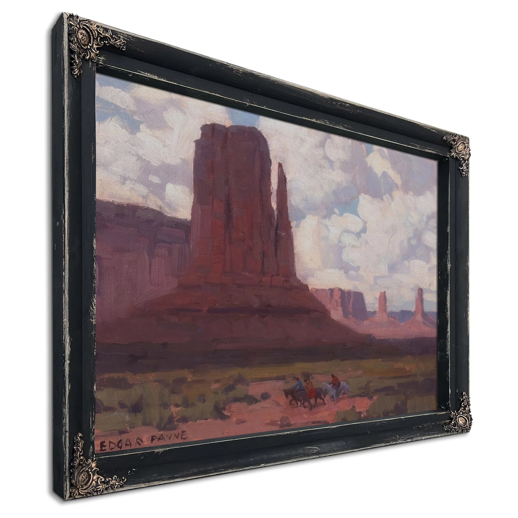 Riders In Canyon De Chelly National Monument By Edgar Payne Fine Art Print