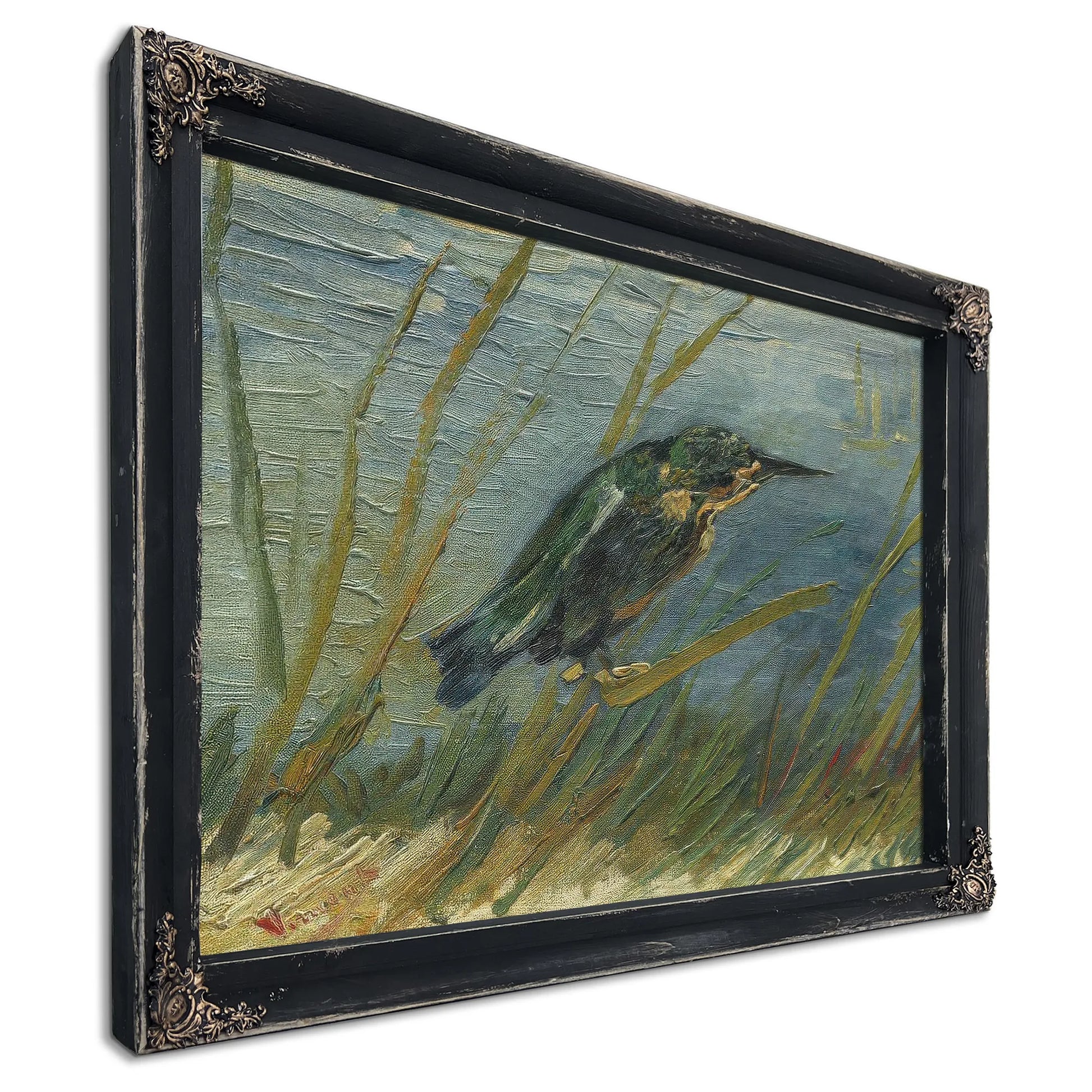 Kingfisher By The Waterside By Vincent Van Gogh Fine Art Print