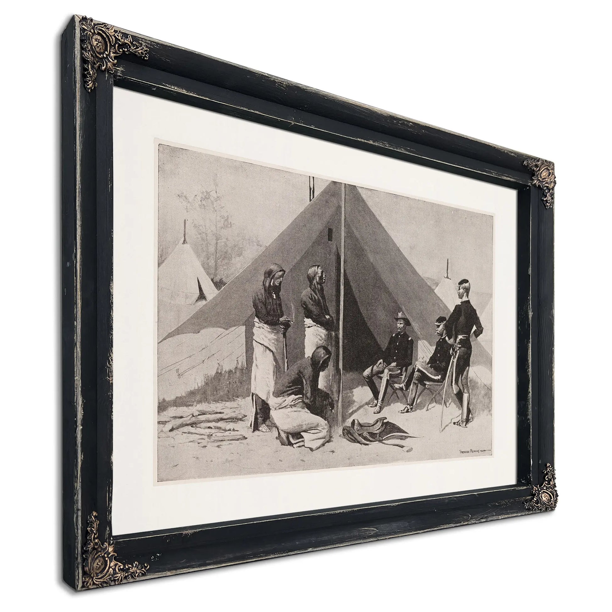 An Appeal For Justice by Frederic Remington
