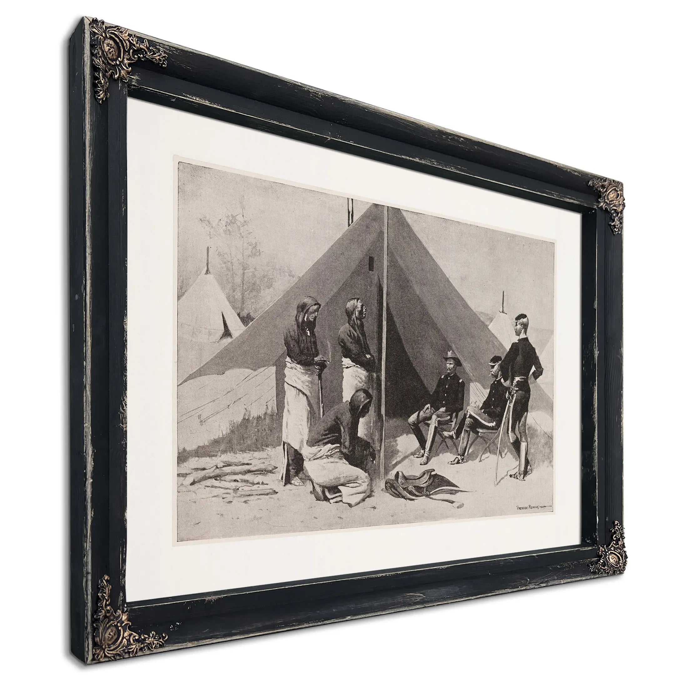 An Appeal For Justice by Frederic Remington