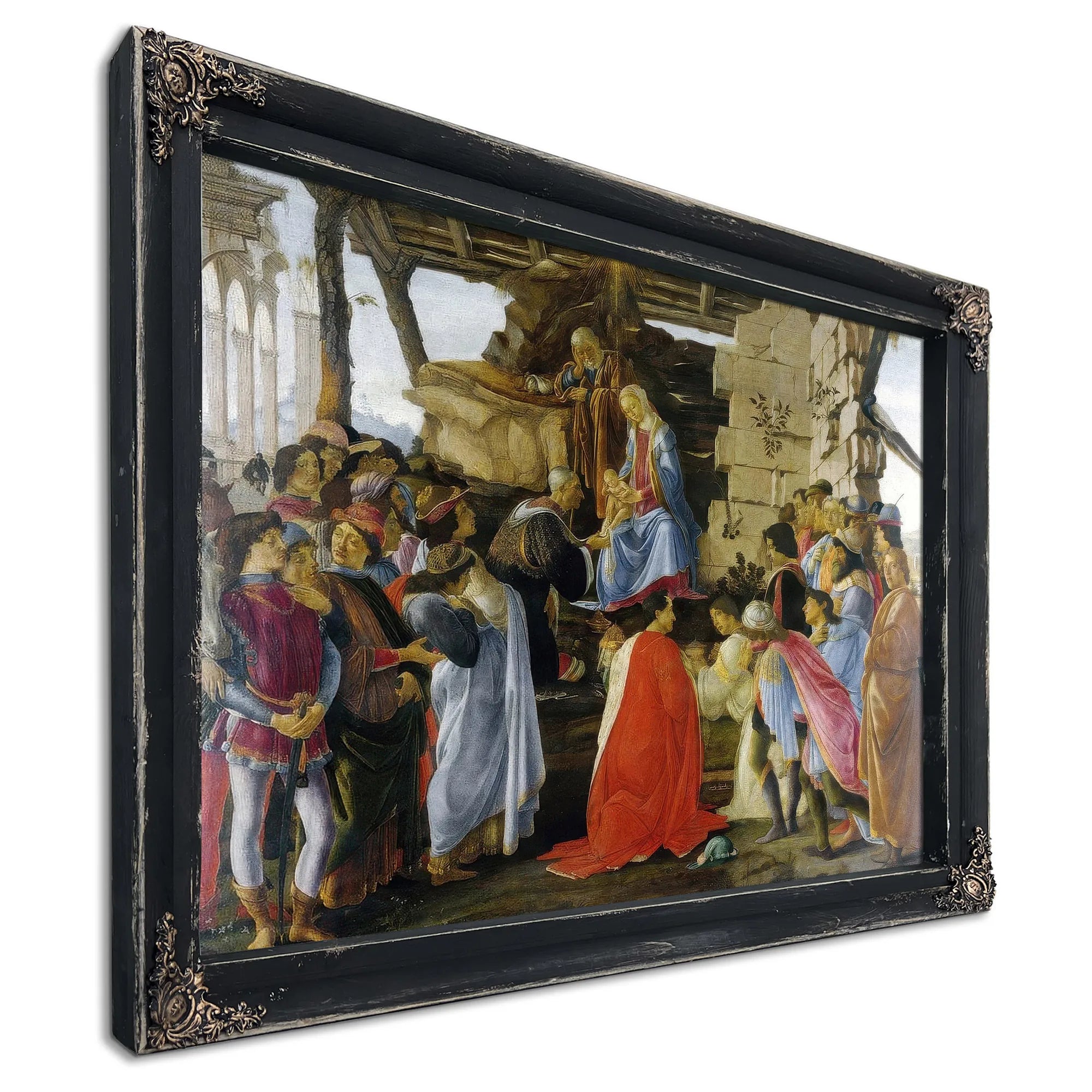 Adoration Of The Magib By Sandro Botticelli Fine Art Print