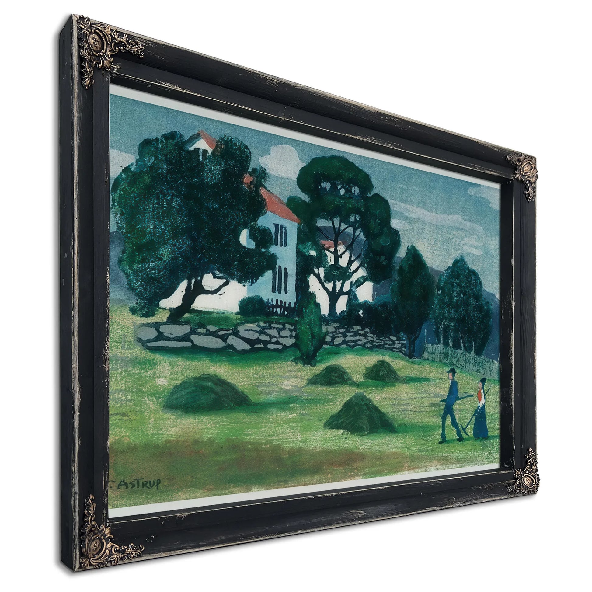 Home From Work 3 By Nicolai Astrup Fine Art Print