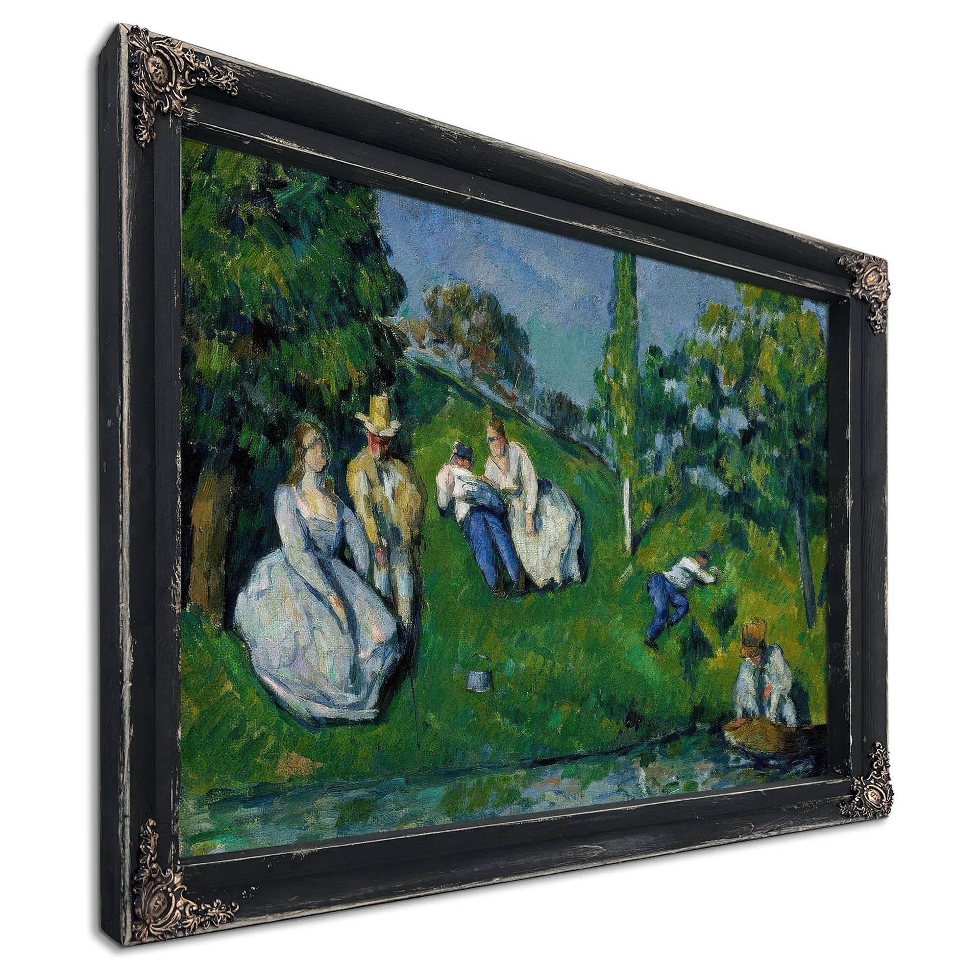 The Pond By Paul Cezanne Fine Art Print